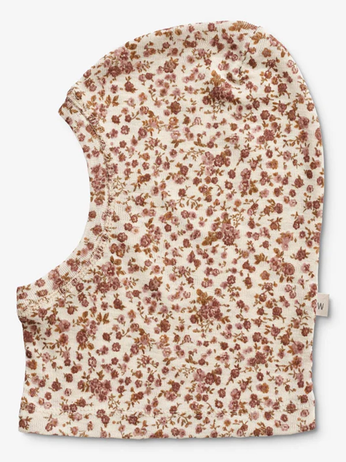 Wheat 2 Wool Balaclava Kim Rose Flowers