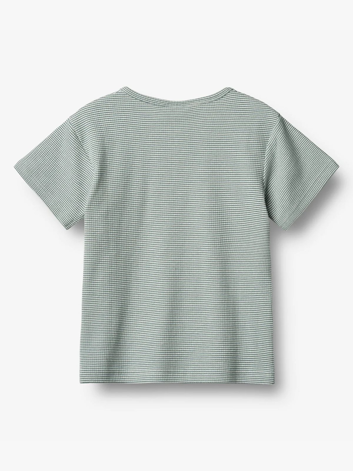 Wheat T-Shirt Short Sleeve Lumi Stormy Sea Stripe