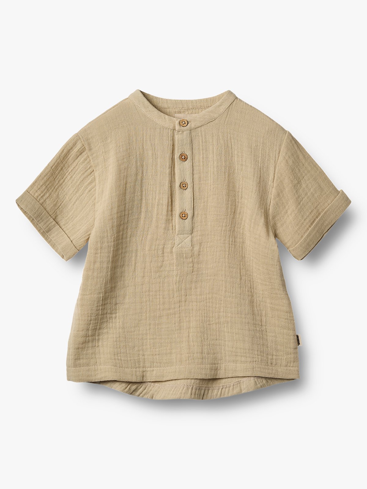 Wheat Shirt Short Sleeve Svend Soft Sand