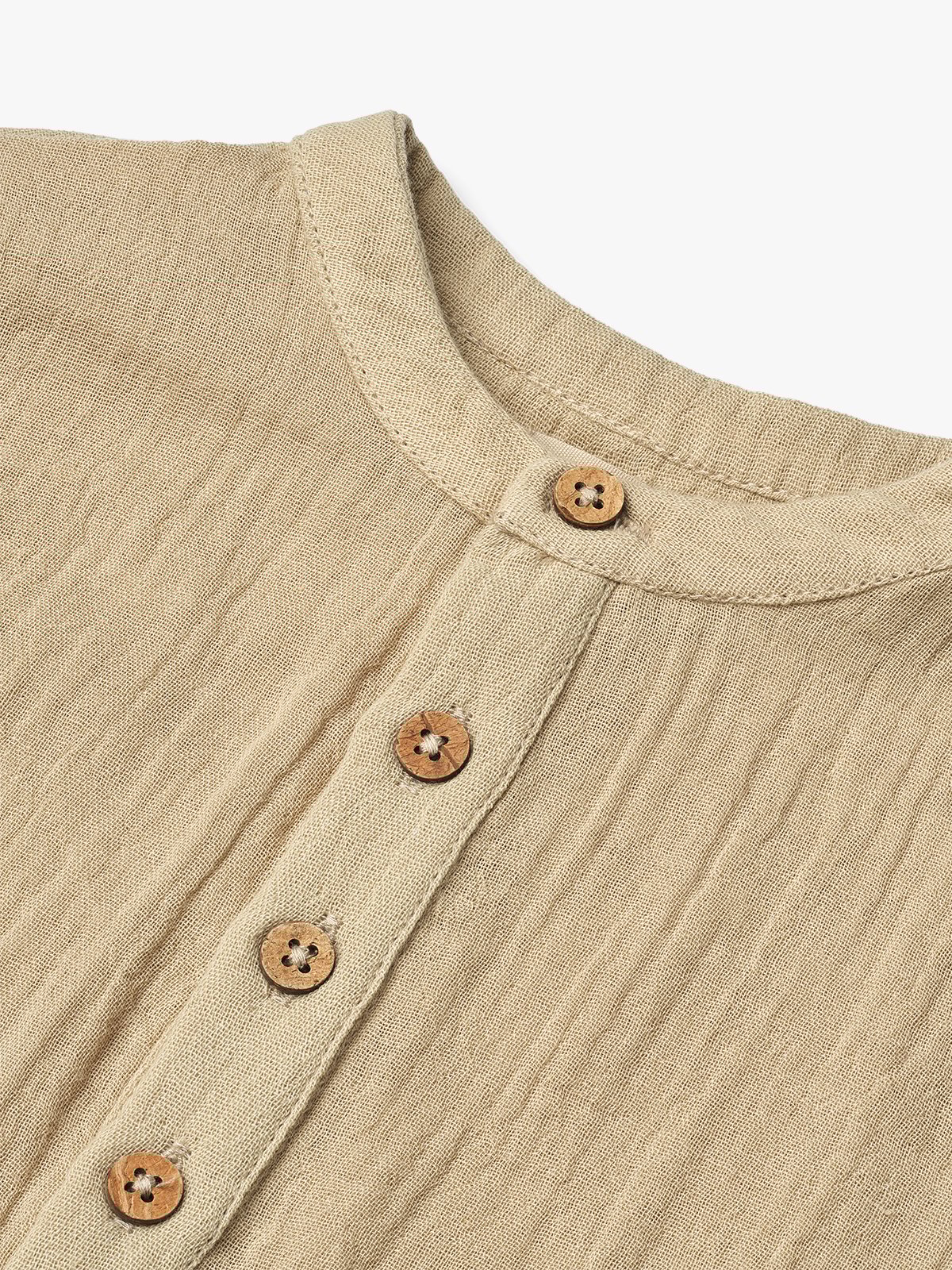 Wheat Shirt Short Sleeve Svend Soft Sand