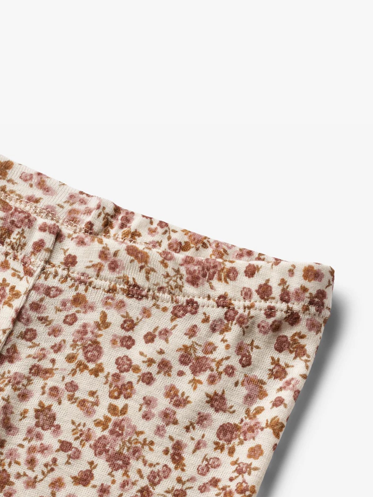 Wheat Wool Leggings Agi Rose Flowers