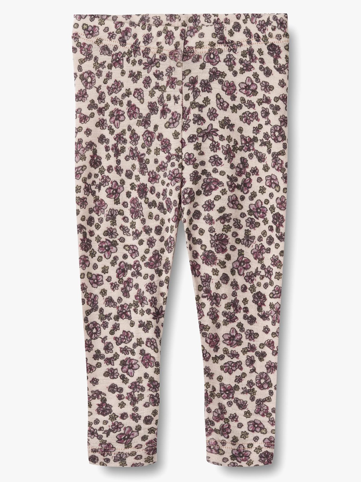 Wheat Wool Leggings Agi Autumn Flowers