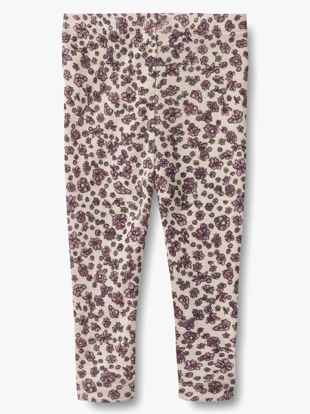 Wheat Wool Leggings Agi Autumn Flowers