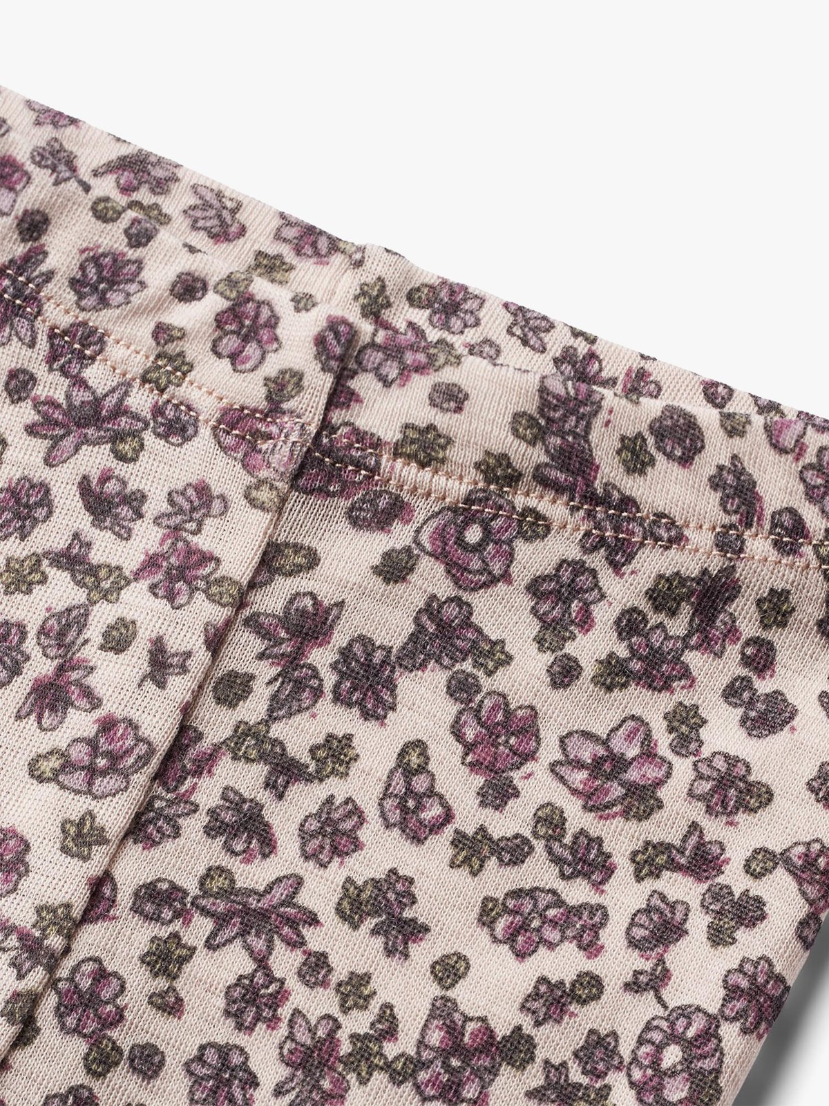 Wheat Wool Leggings Agi Autumn Flowers