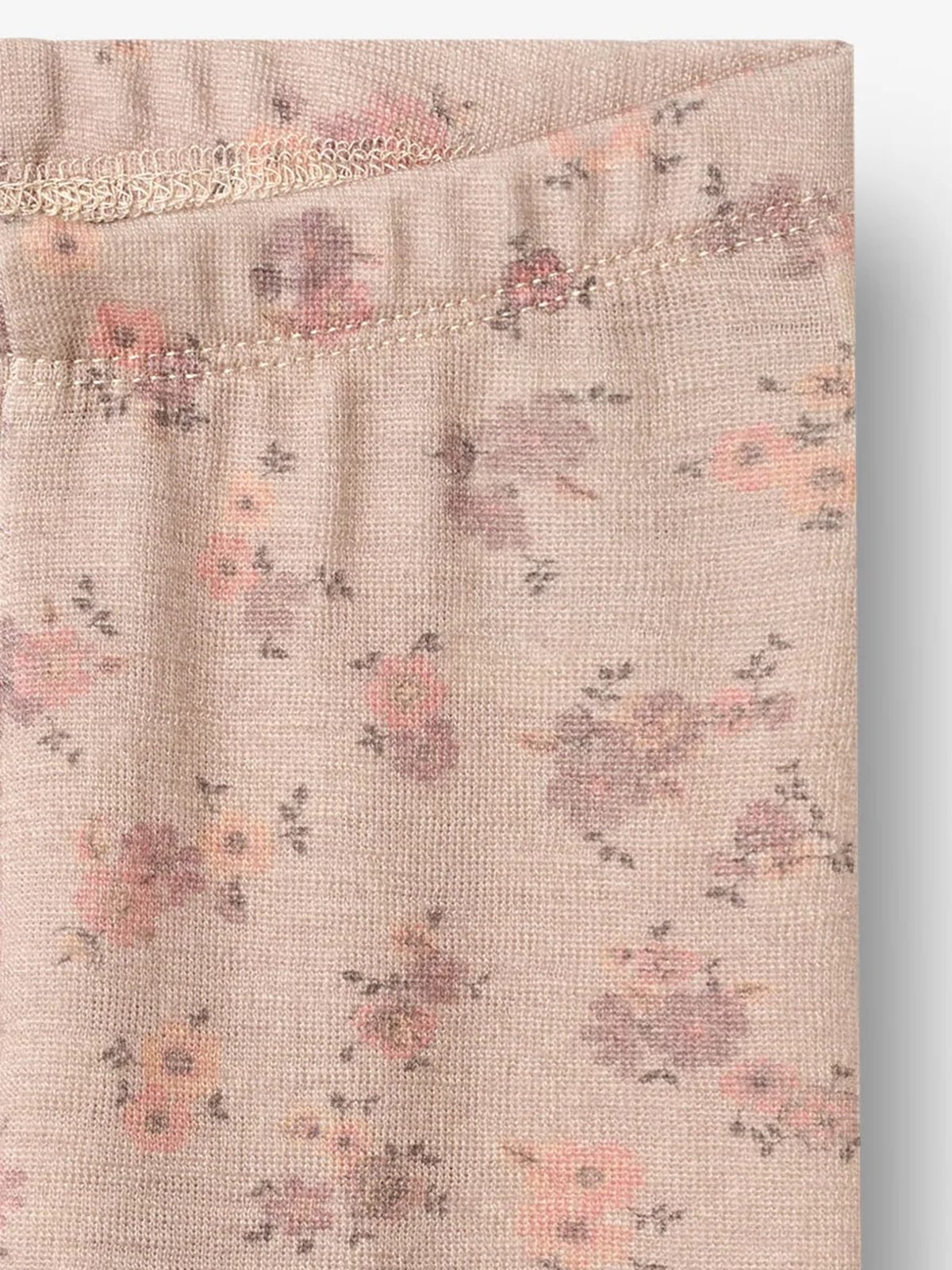 Wheat Wool Leggings Agi Lilac flowers