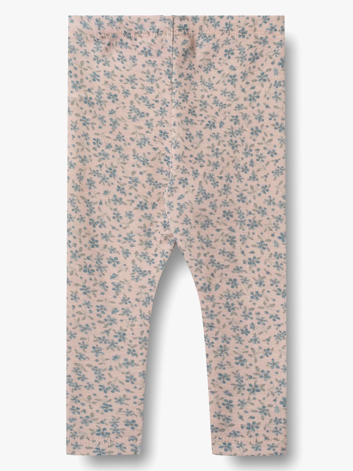Wheat Wool Leggings Agi Blue flowers