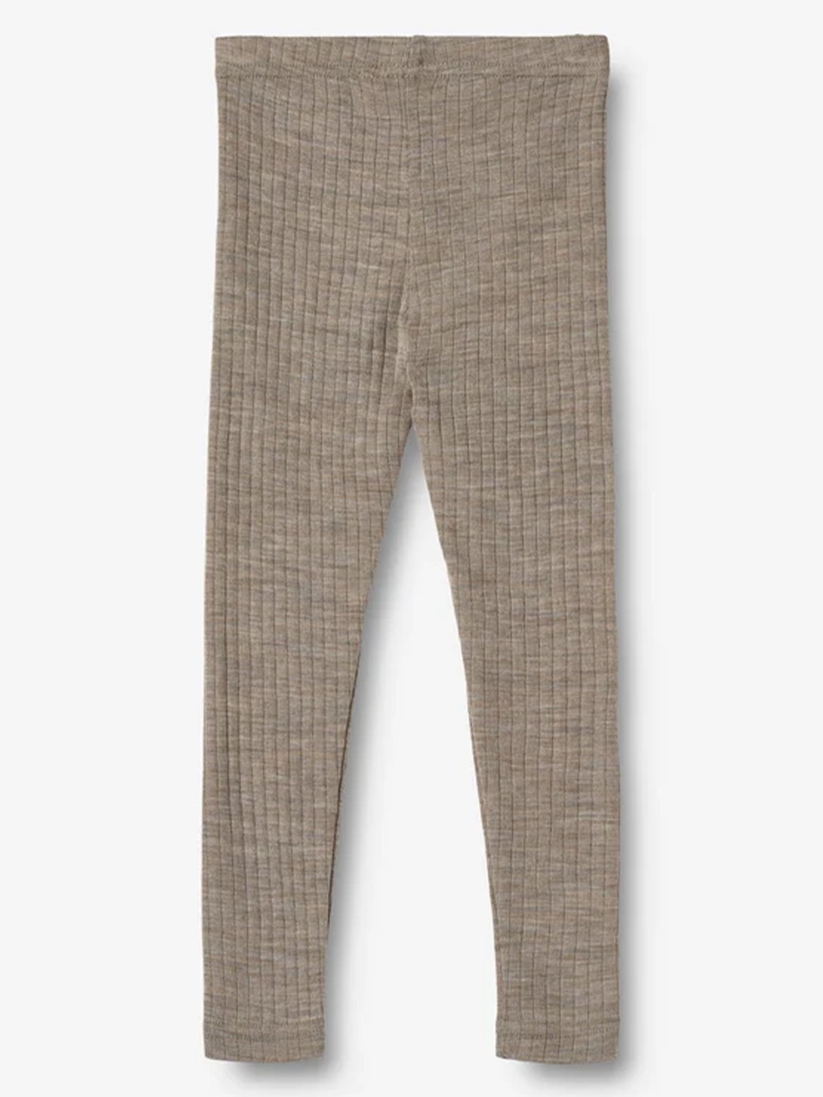 Wheat Wool Silk Leggings Agi Khaki Melange