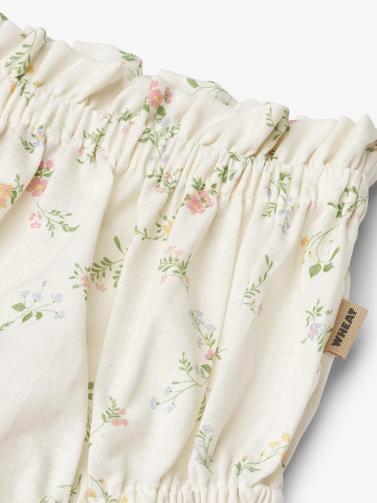 Wheat Bloomers Silla Ivory Checked Flowers