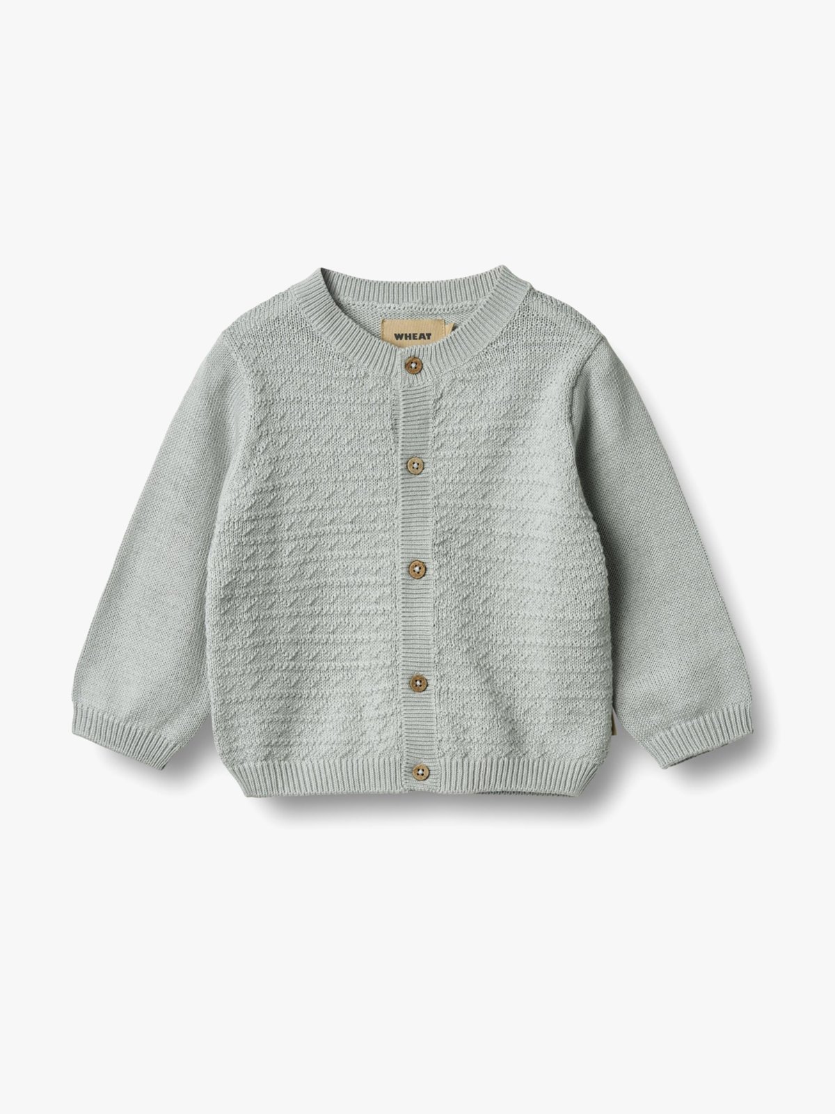 Wheat Knit Cardigan Bjørn Soft Blue