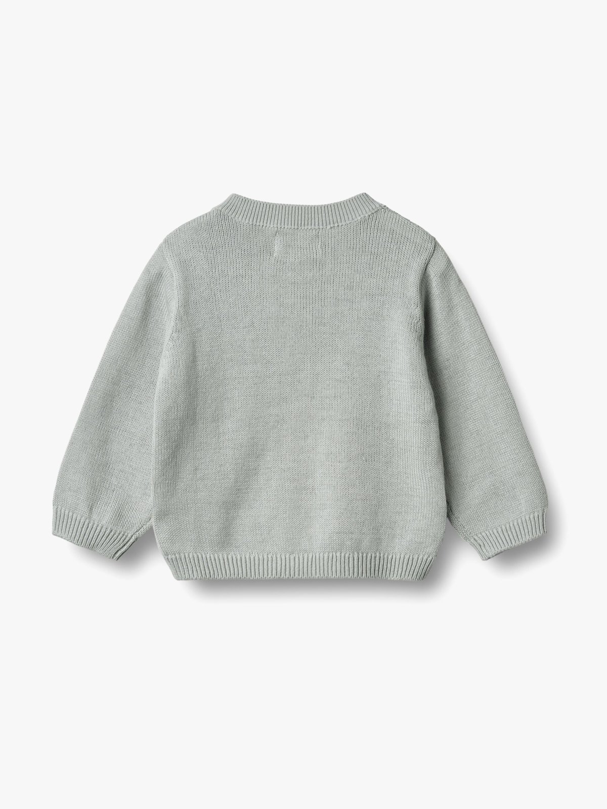 Wheat Knit Cardigan Bjørn Soft Blue