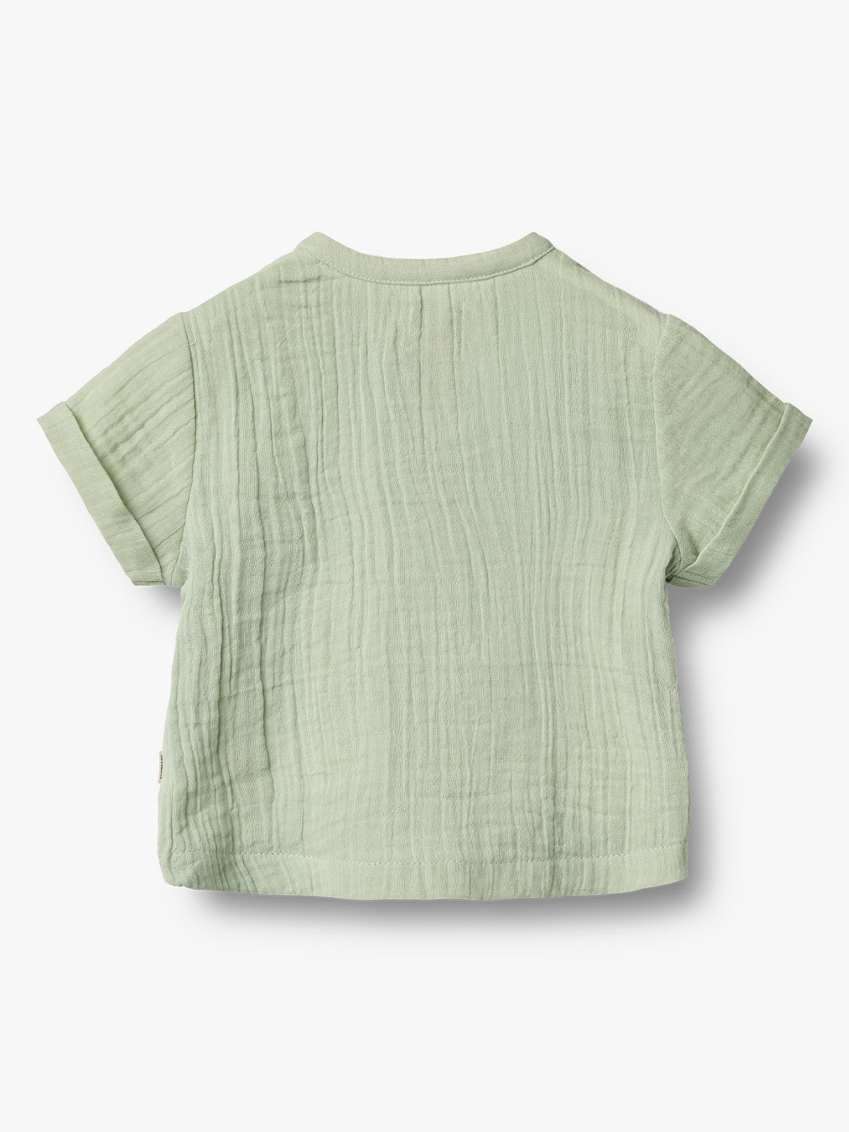 Wheat Shirt Short Sleeve Svend Soft Mint