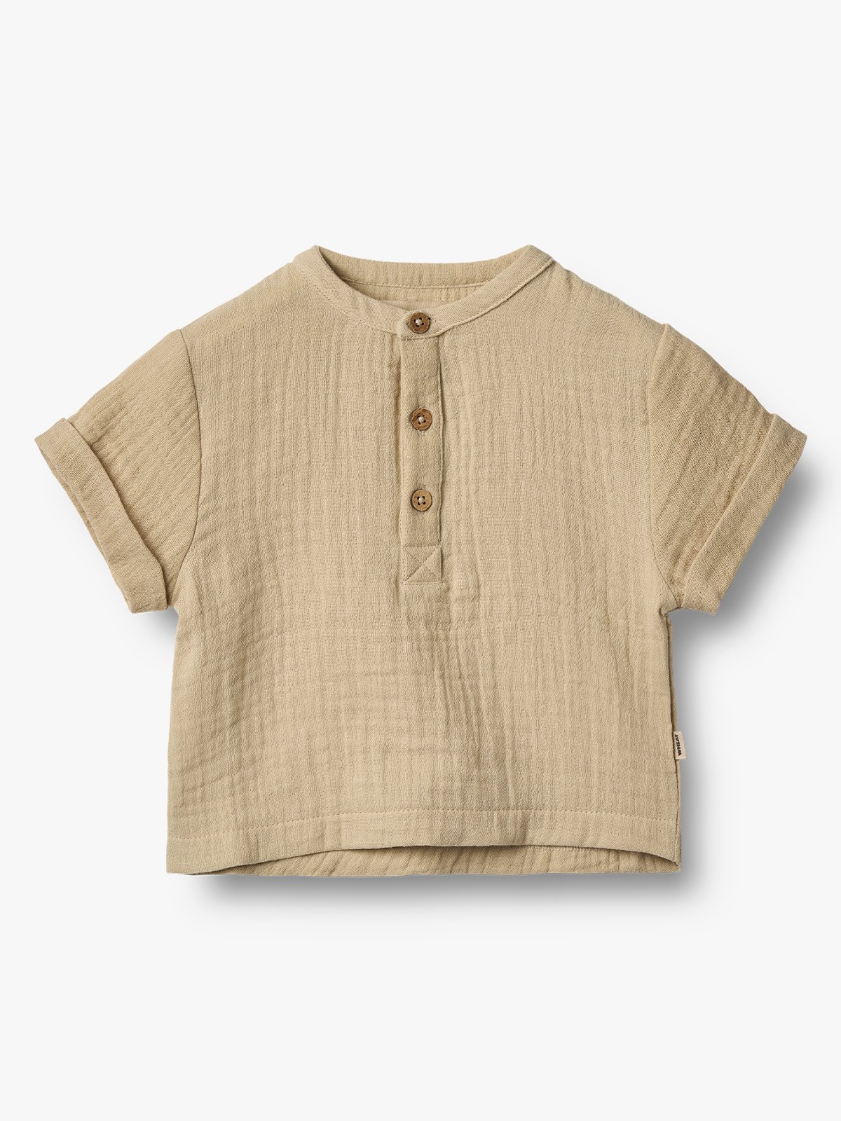Wheat Shirt Short Sleeve Svend Soft Sand
