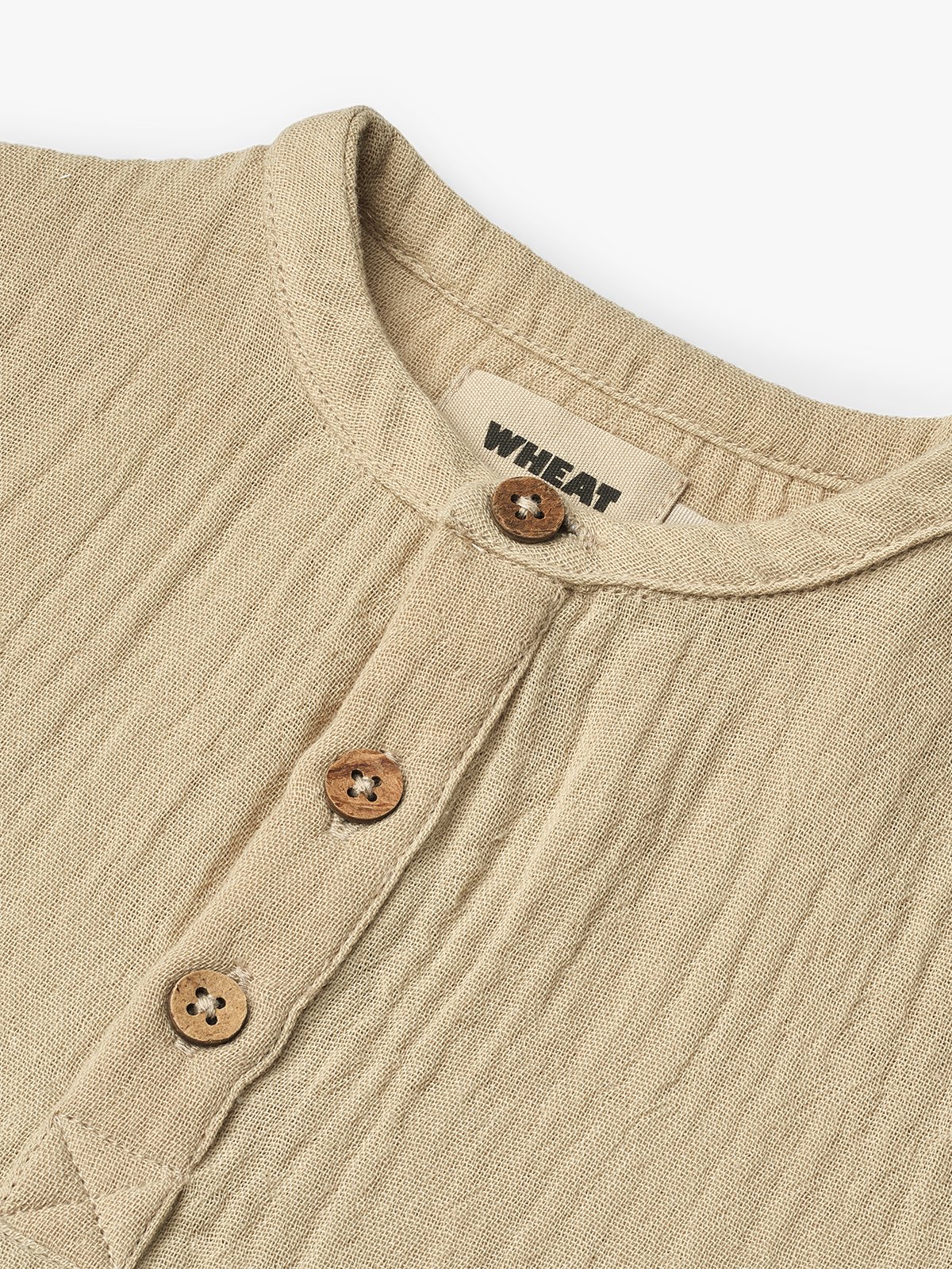 Wheat Shirt Short Sleeve Svend Soft Sand