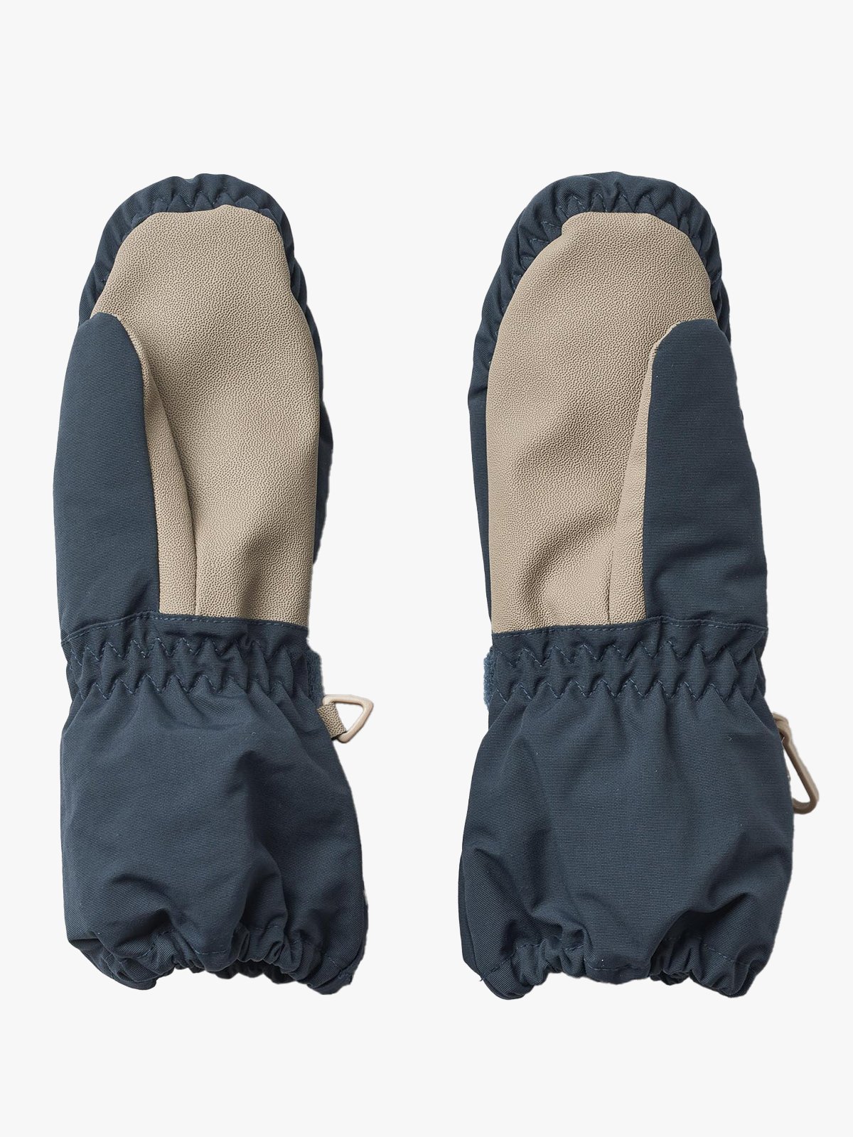 Wheat Mittens Tech Dark Blue