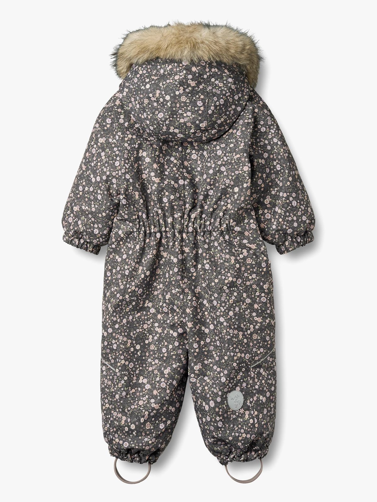 Wheat Snowsuit Nickie 9528 black sea open flowers