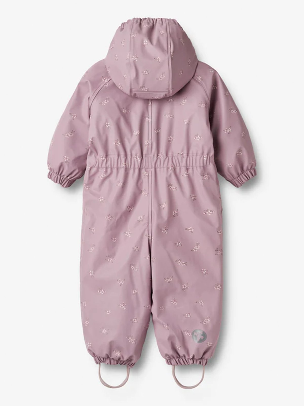 Wheat Thermo Rainsuit Aiko Soft Lilac Flowers