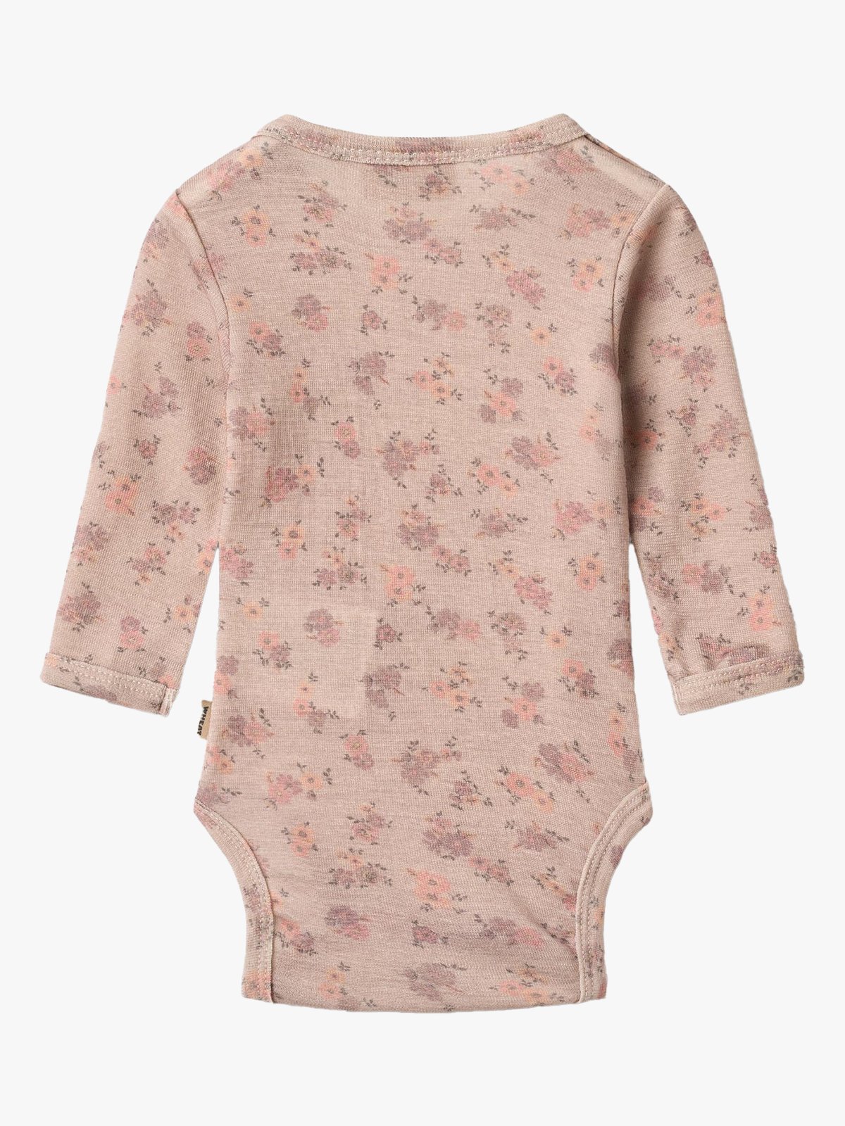 Wheat Wool Body Long Sleeve Lucca Lilac flowers