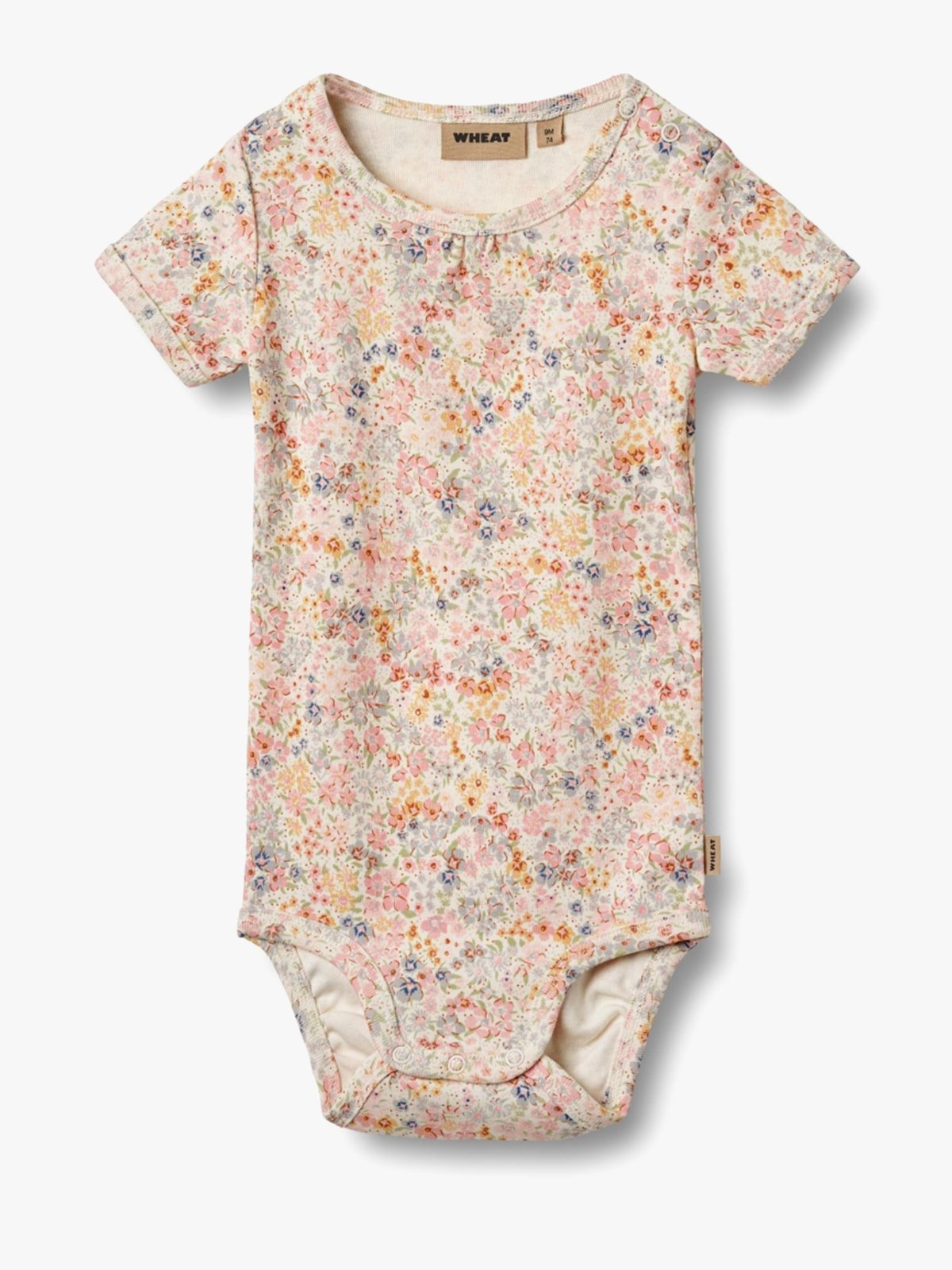 Wheat Body Short Sleeve Linette Bright Flowers