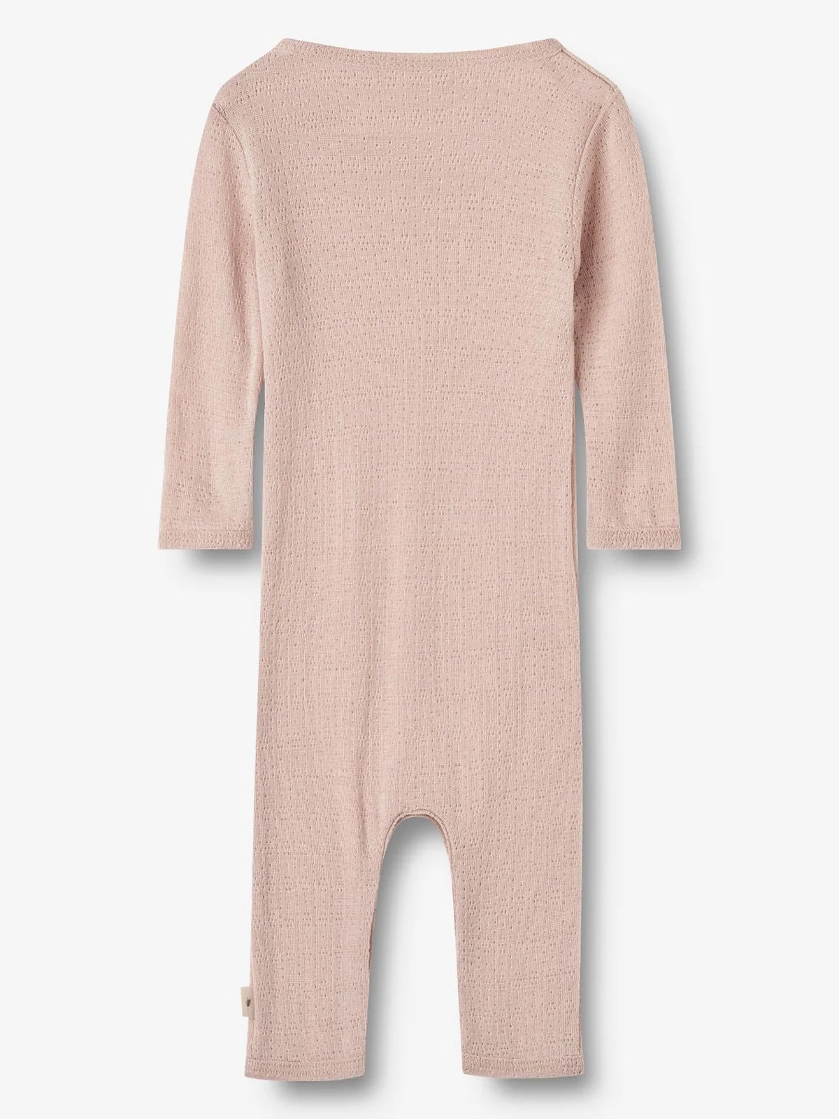 Wheat Wool Silk Jumpsuit Long Sleeve Frankie Pale Lilac