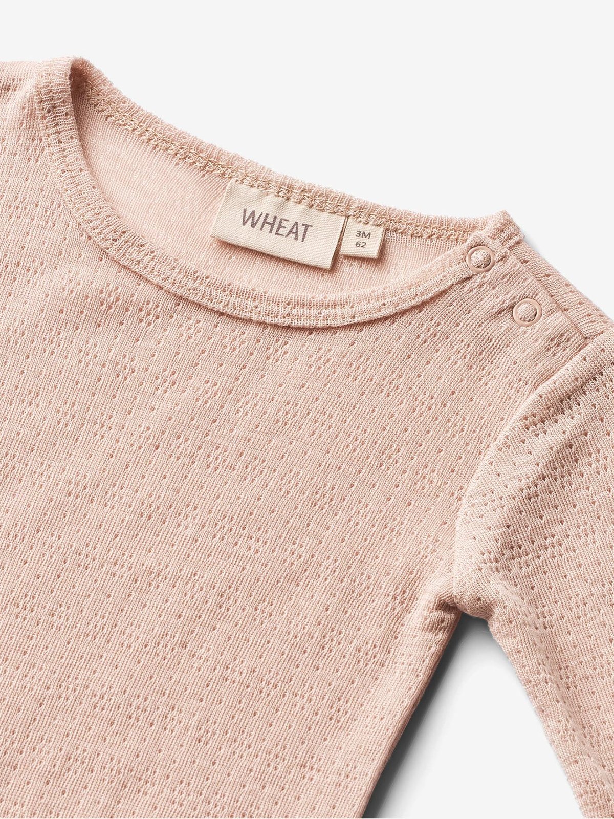 Wheat Wool Silk Jumpsuit Long Sleeve Frankie Pale Lilac