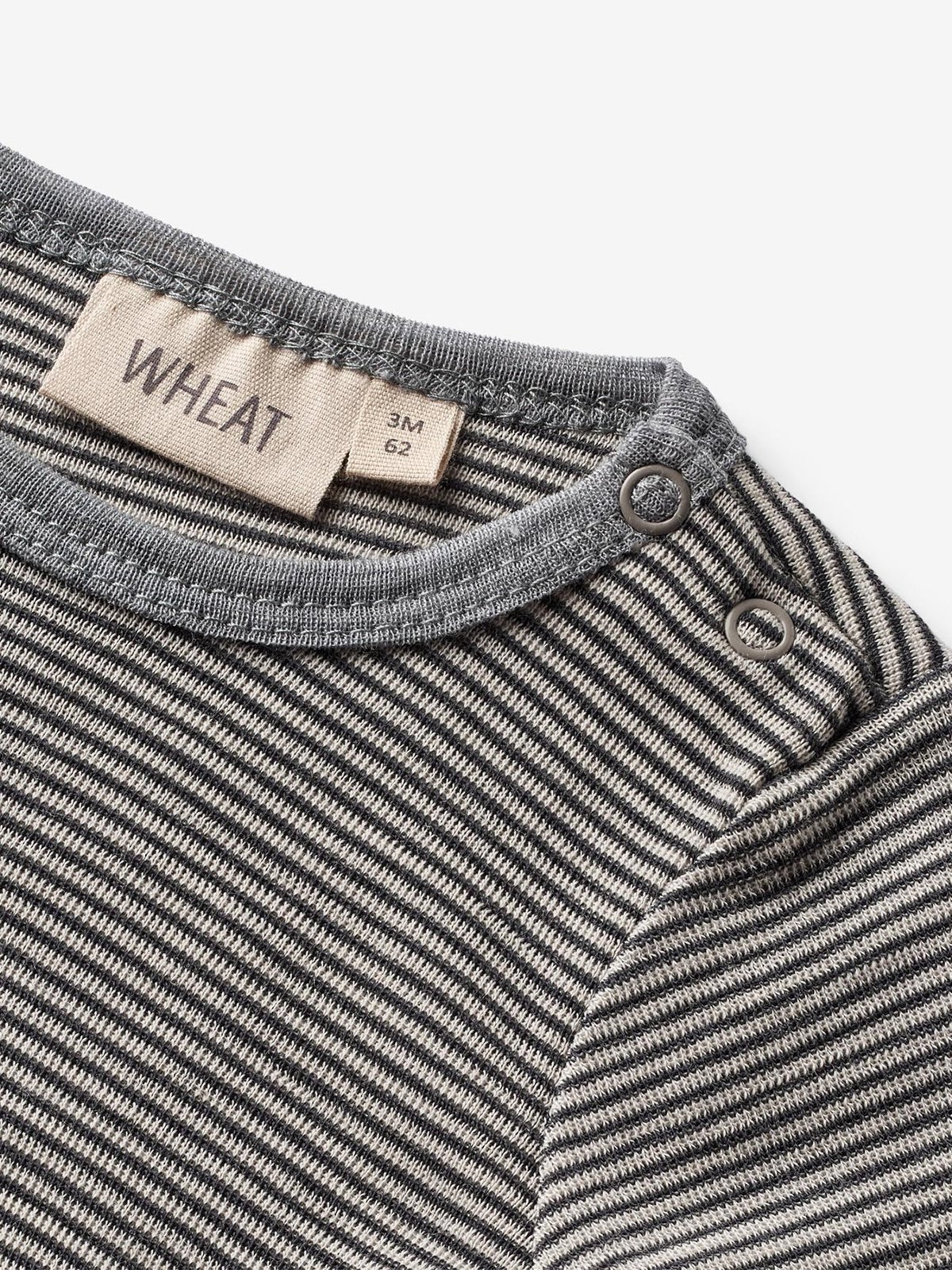 Wheat Wool Jumpsuit Long Sleeve Haven Navy Stripe