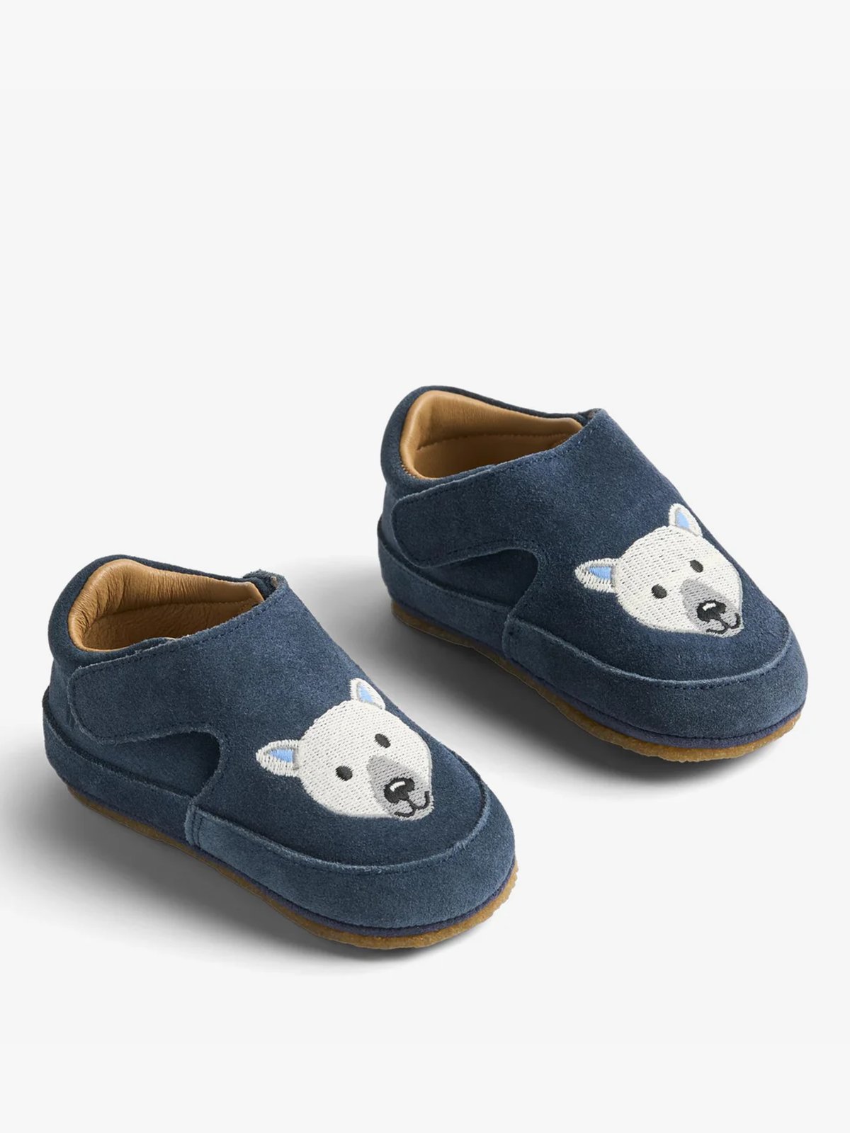 Wheat Pixi Indoor Shoe Dark Blue