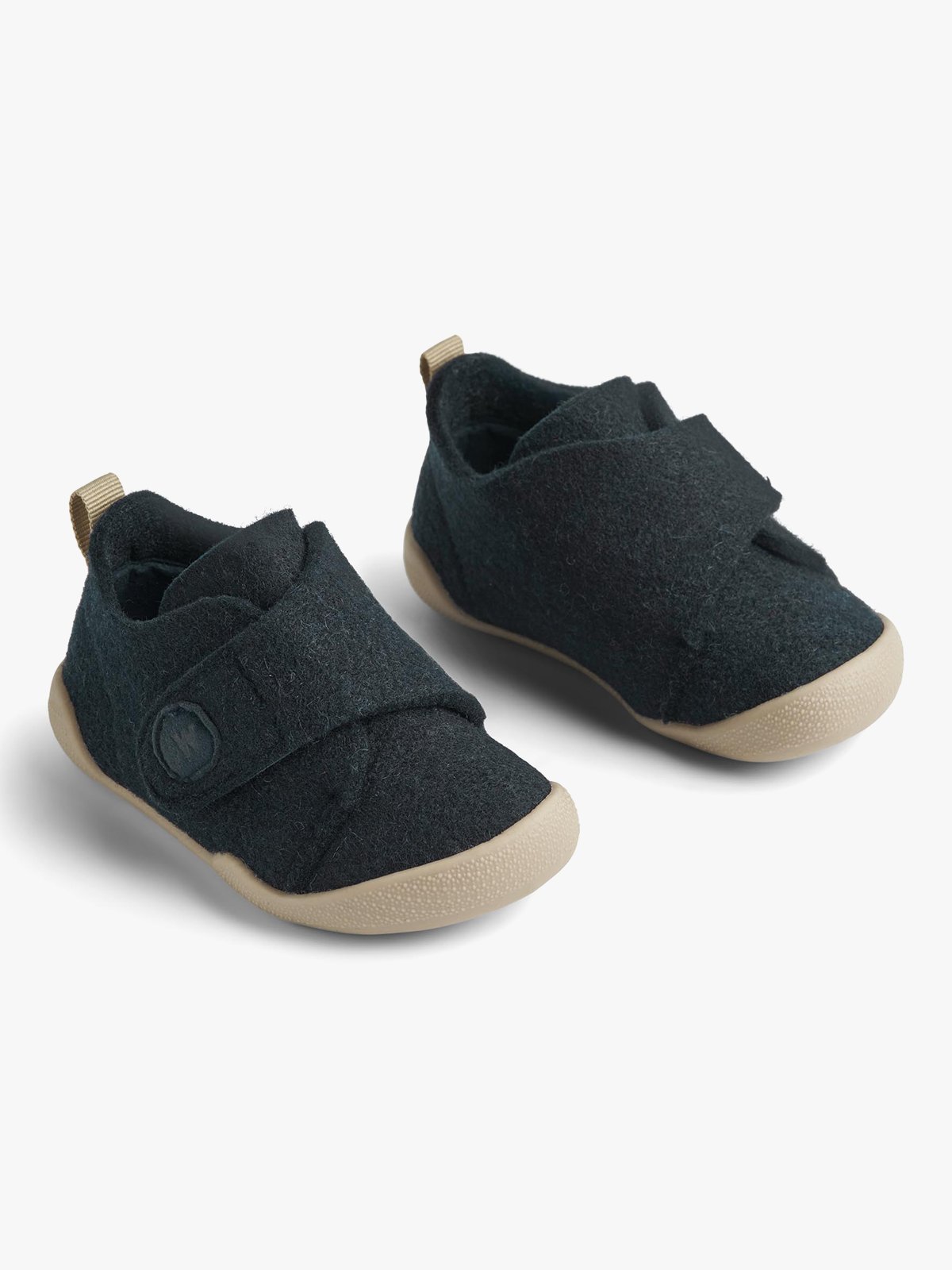 Wheat Indoor Shoe Fleecy Navy