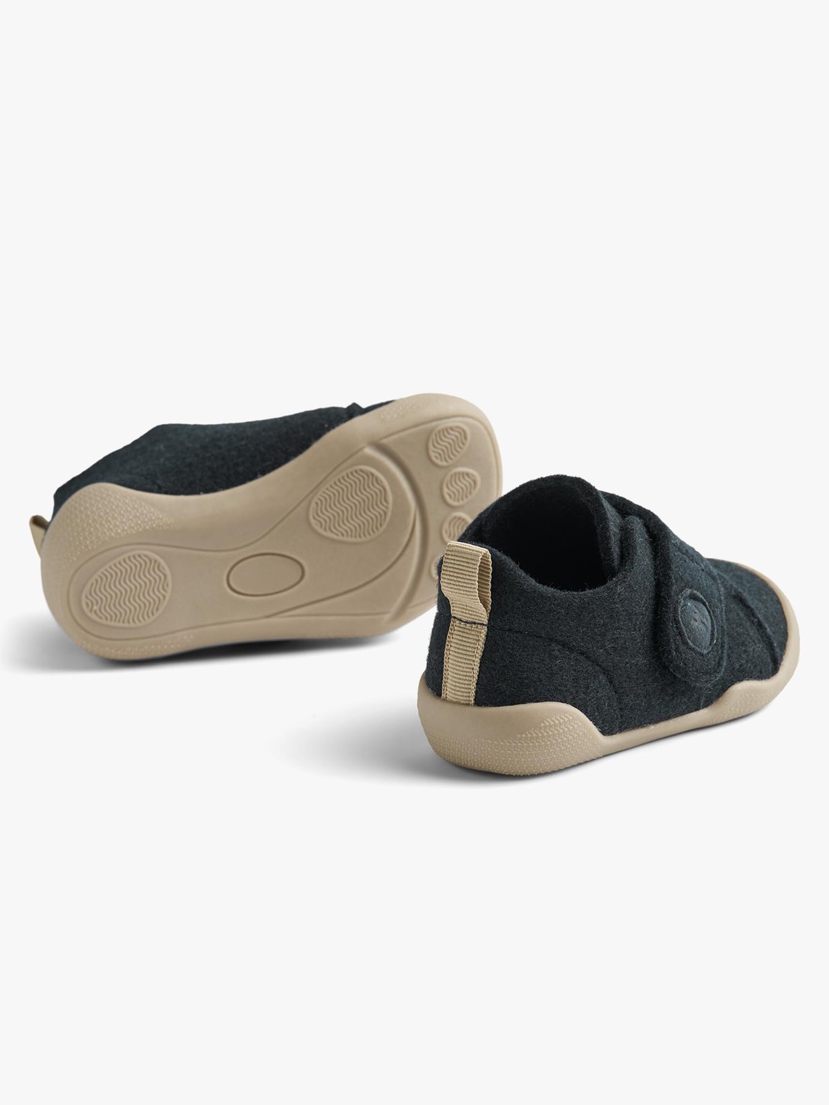 Wheat Indoor Shoe Fleecy Navy