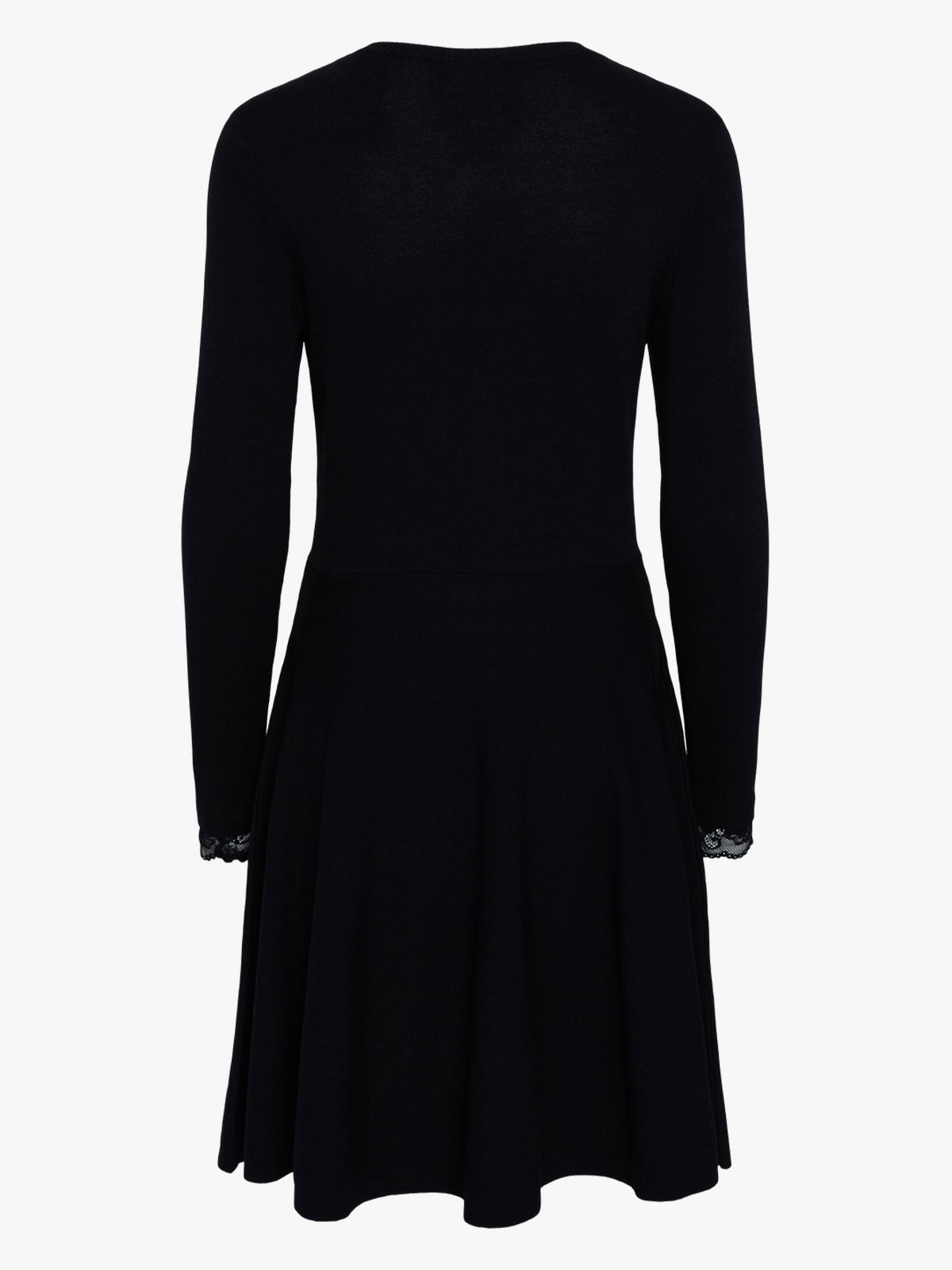 Y.A.S Becco Long Sleeve Knit Dress Black