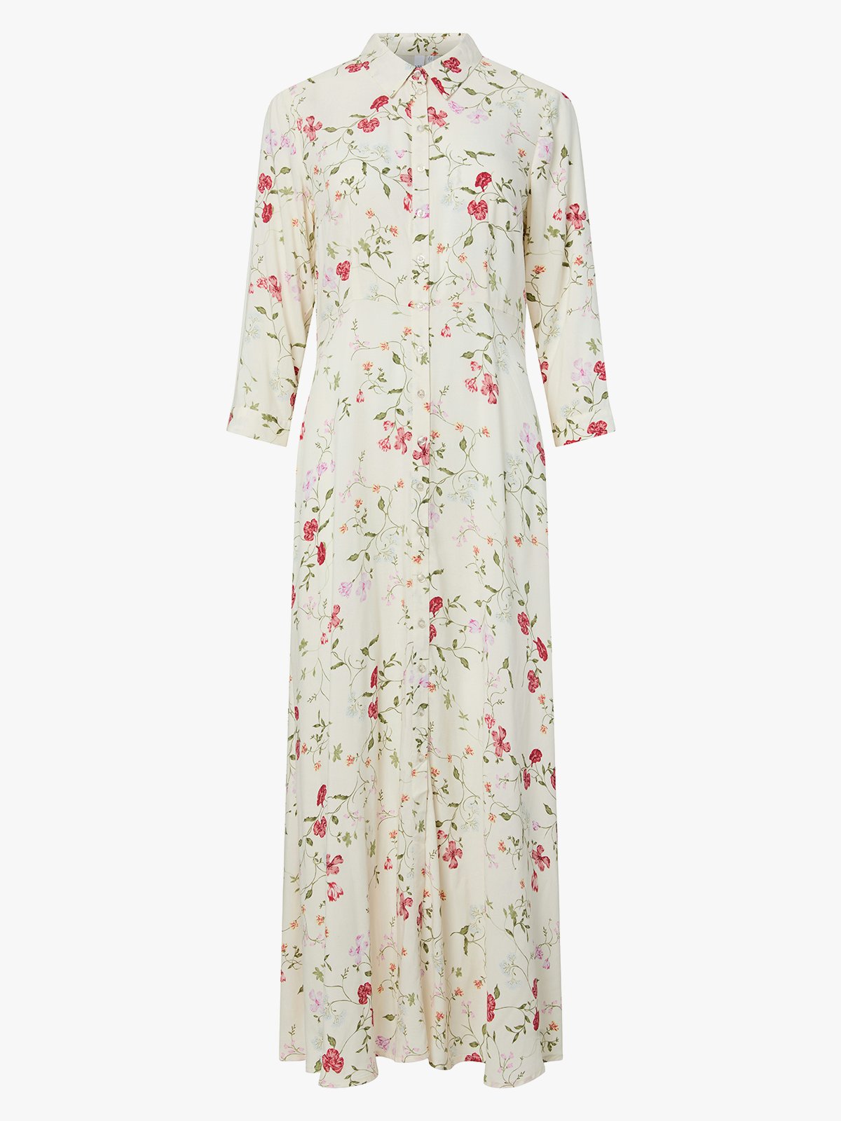 Y.A.S Savanna Long Shirt Dress Pristine Botalia