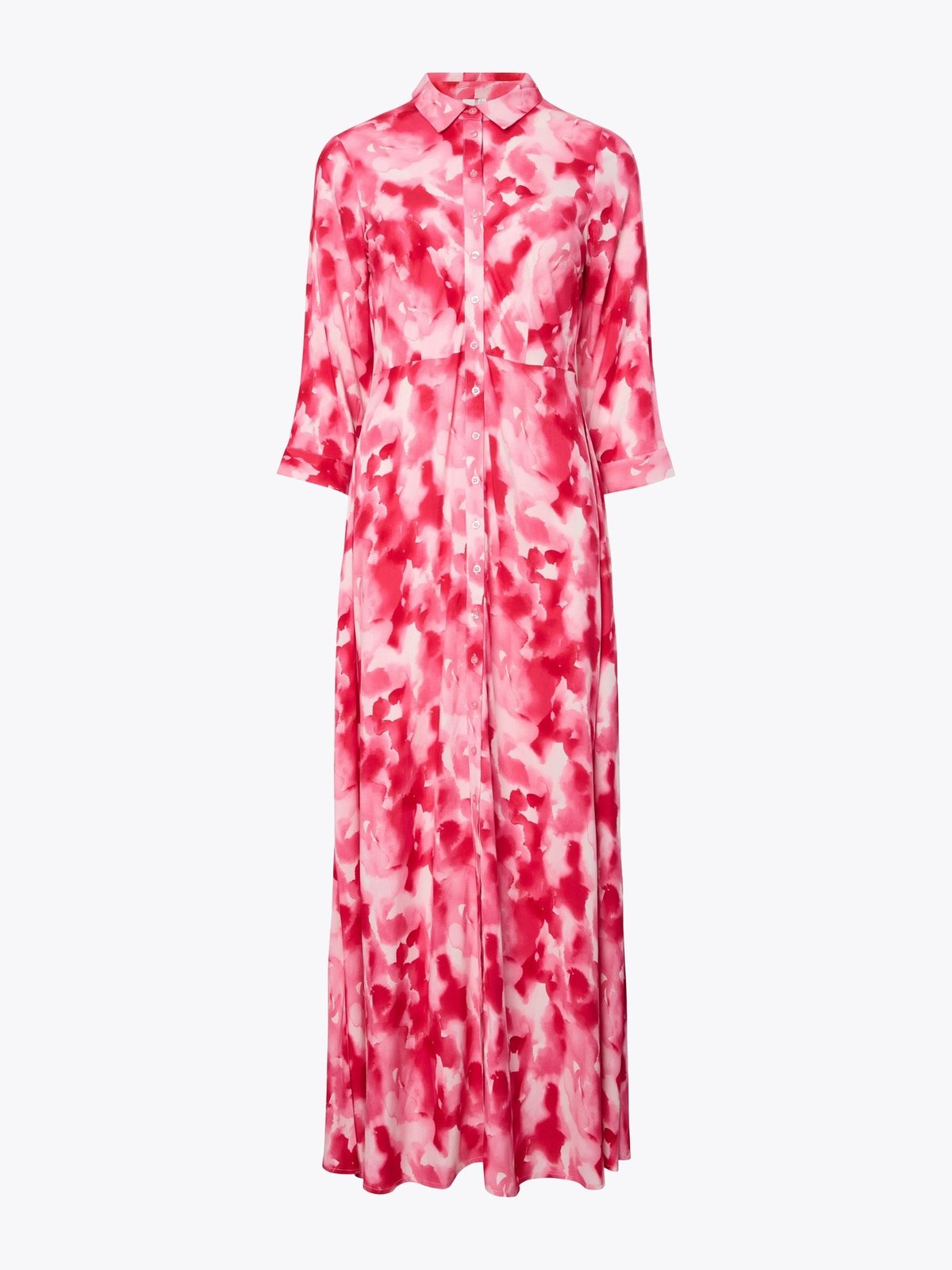 Y.A.S Savanna Long Shirt Dress Sachet Pink