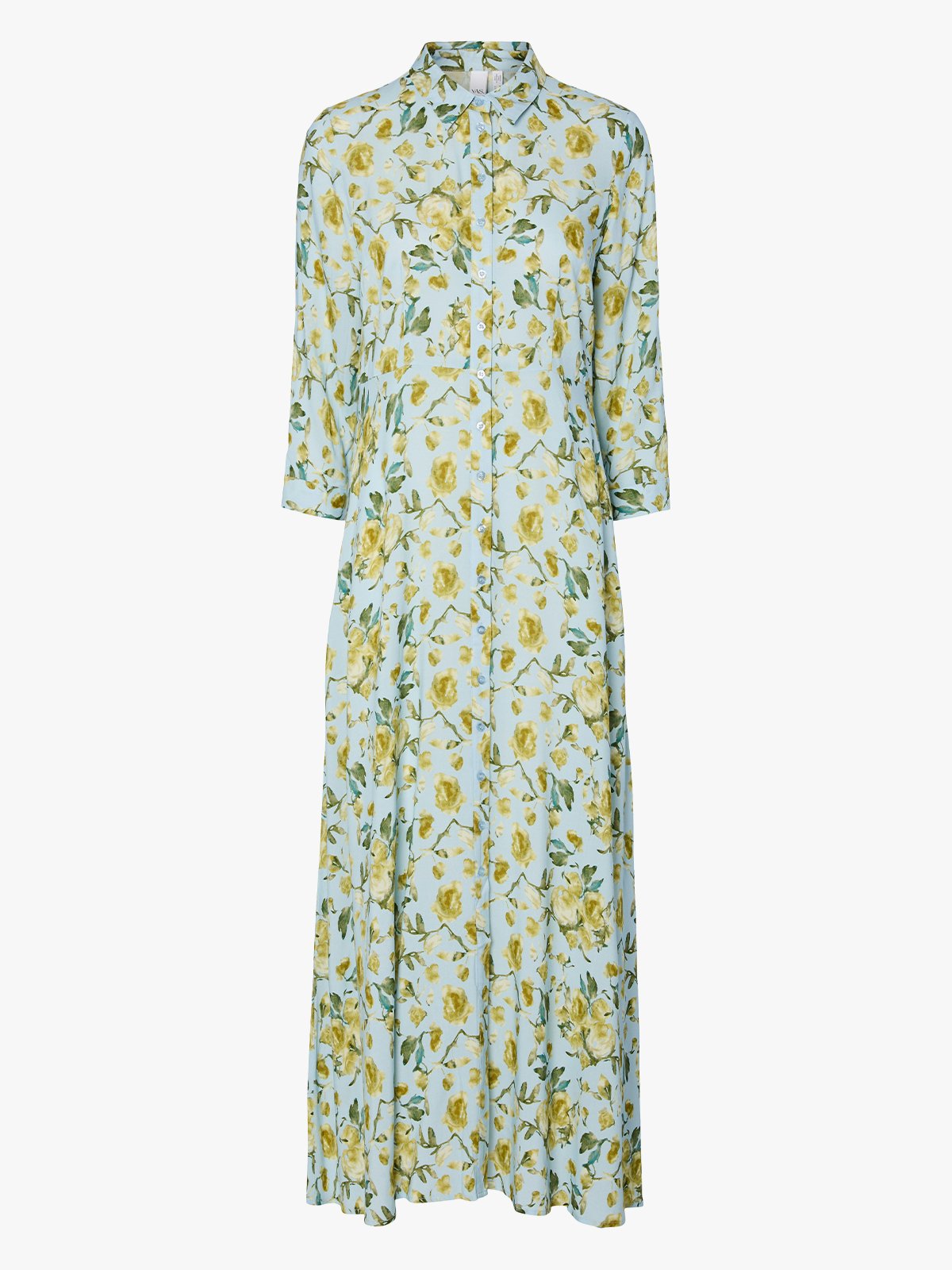 Y.A.S Savanna Long Shirt Dress Skyway