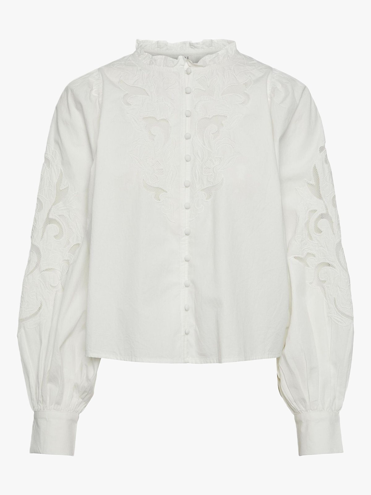Y.A.S Zimla Long Sleeve Shirt Star White
