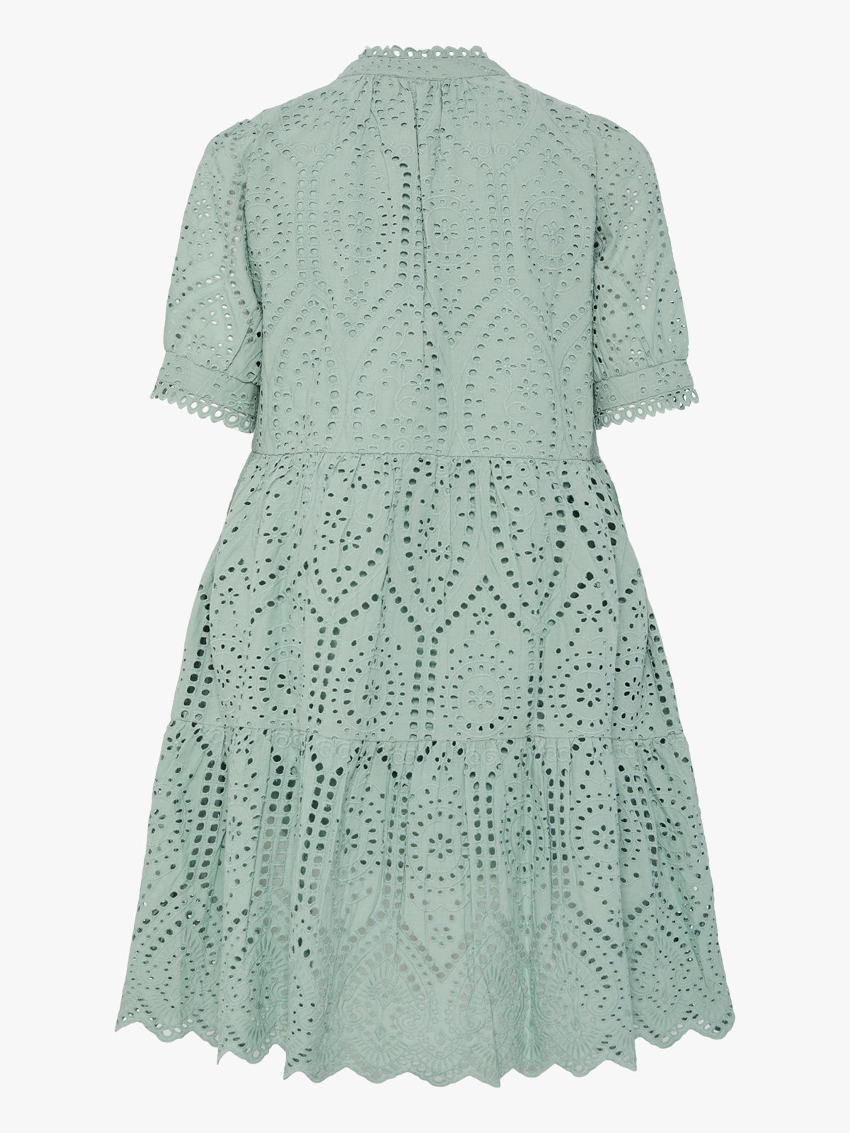 Y.A.S Holi Short Sleeve Dress Icberg Green