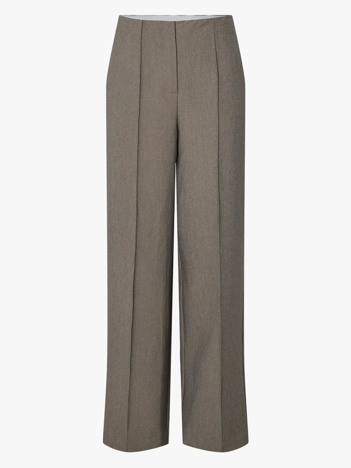 Y.A.S Reemaj High Waist Pant Grey Melange