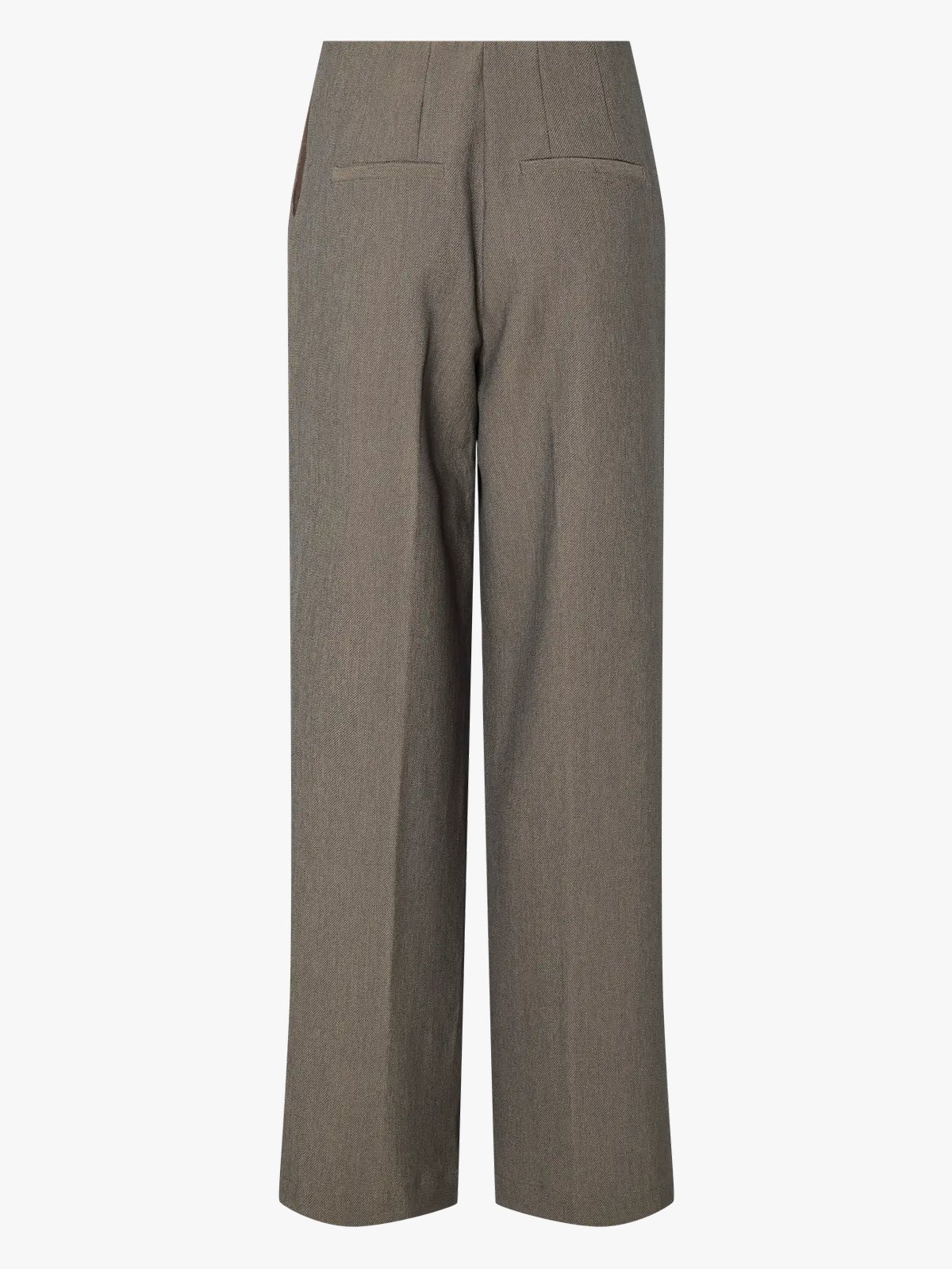 Y.A.S Reemaj High Waist Pant Grey Melange