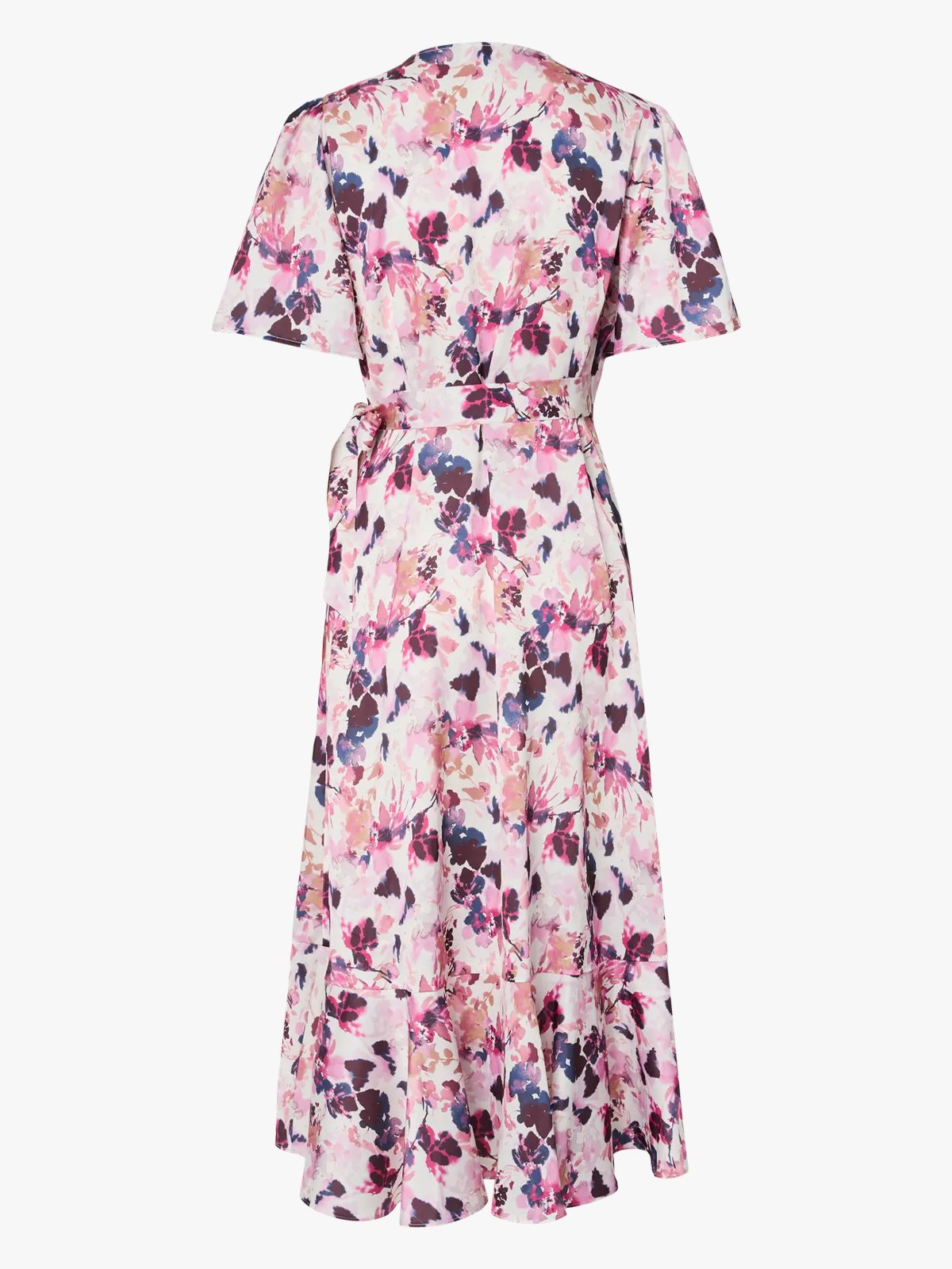 Y.A.S Thea 2/4 Midi Wrap Dress Pristine Lynn