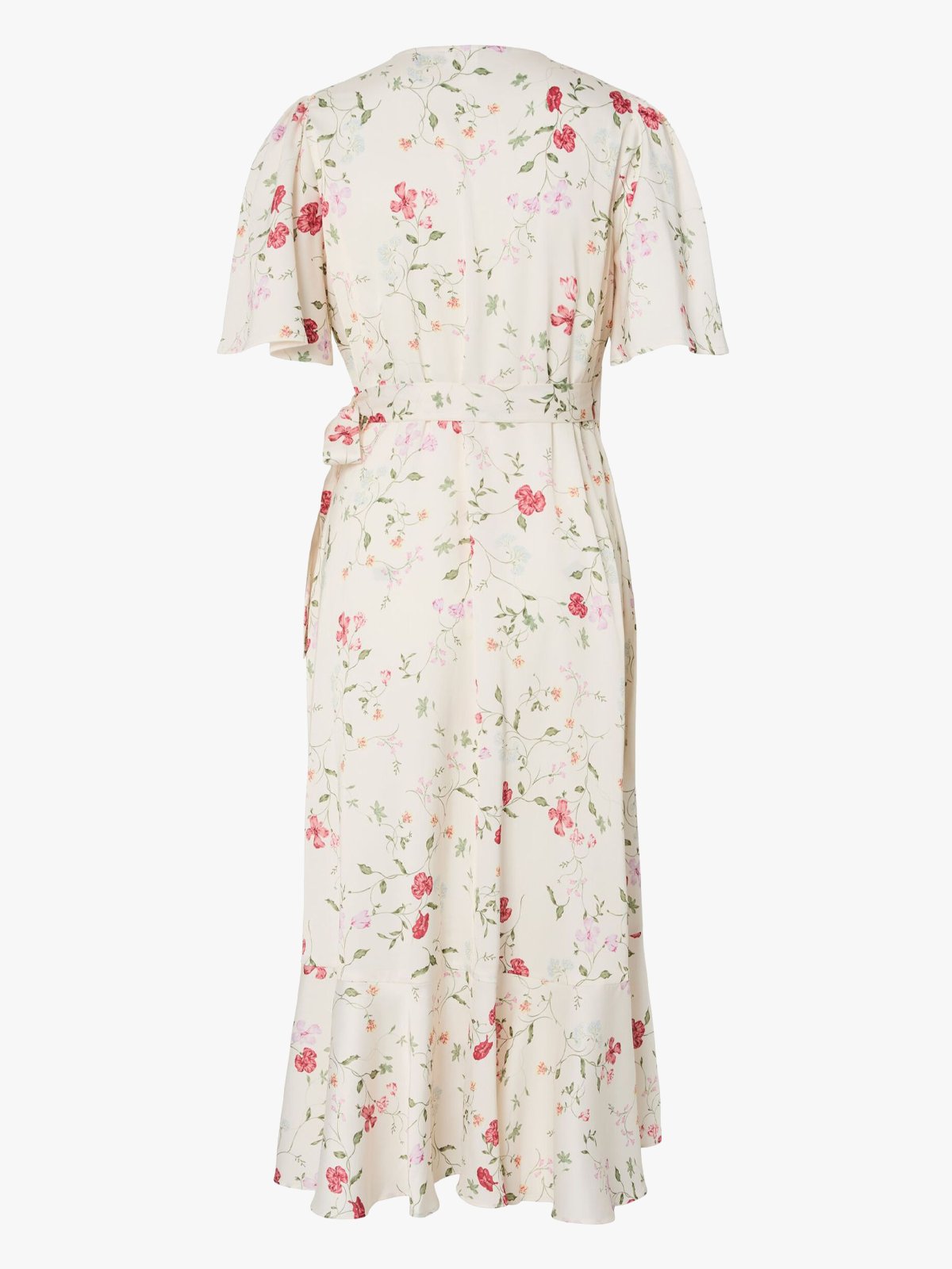 Y.A.S Thea 2/4 Midi Wrap Dress Pristine Lynn