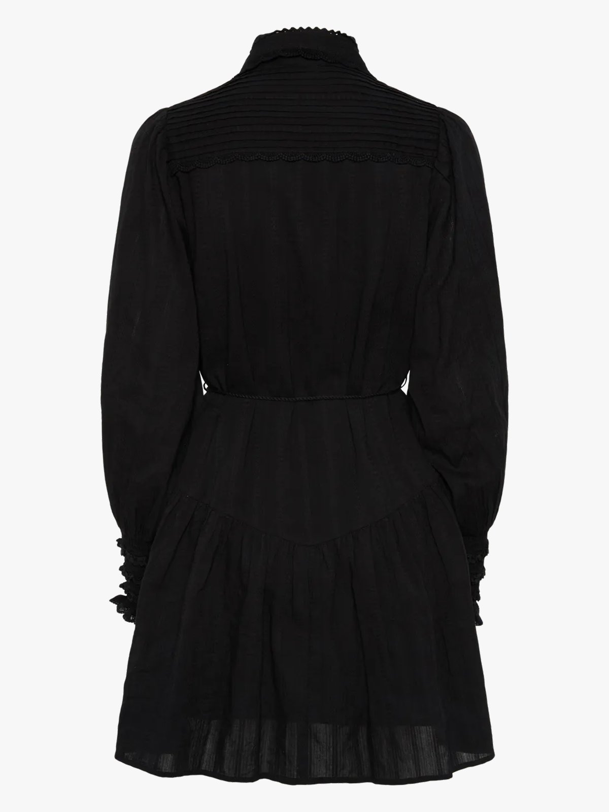 Y.A.S Somellie Long Sleeve Shirt Dress Black