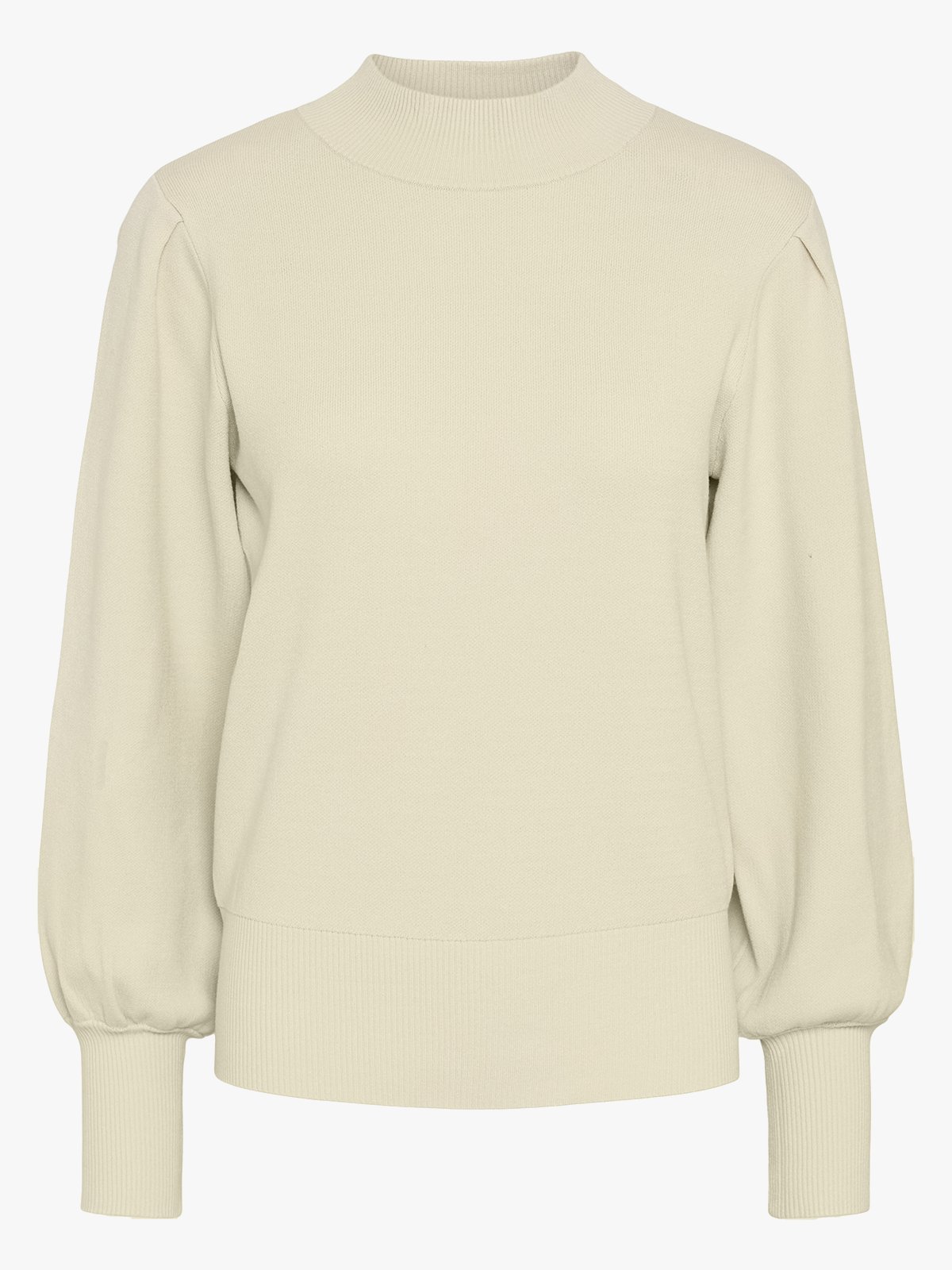 Y.A.S Fonny Long Sleeve Knit Pullover Birch