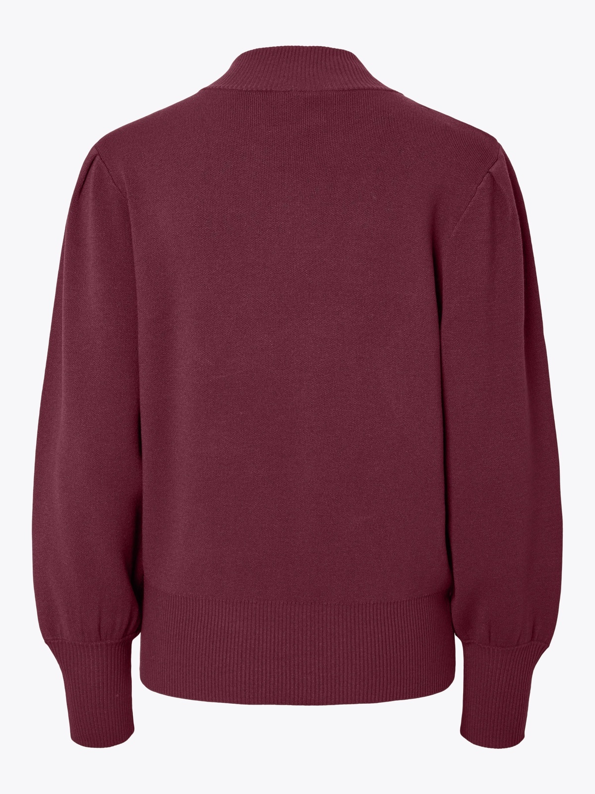 Y.A.S Fonny Long Sleeve Knit Pullover Fig