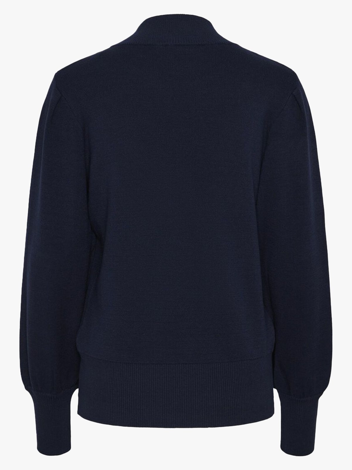 Y.A.S Fonny Long Sleeve Knit Pullover Navy Blazer