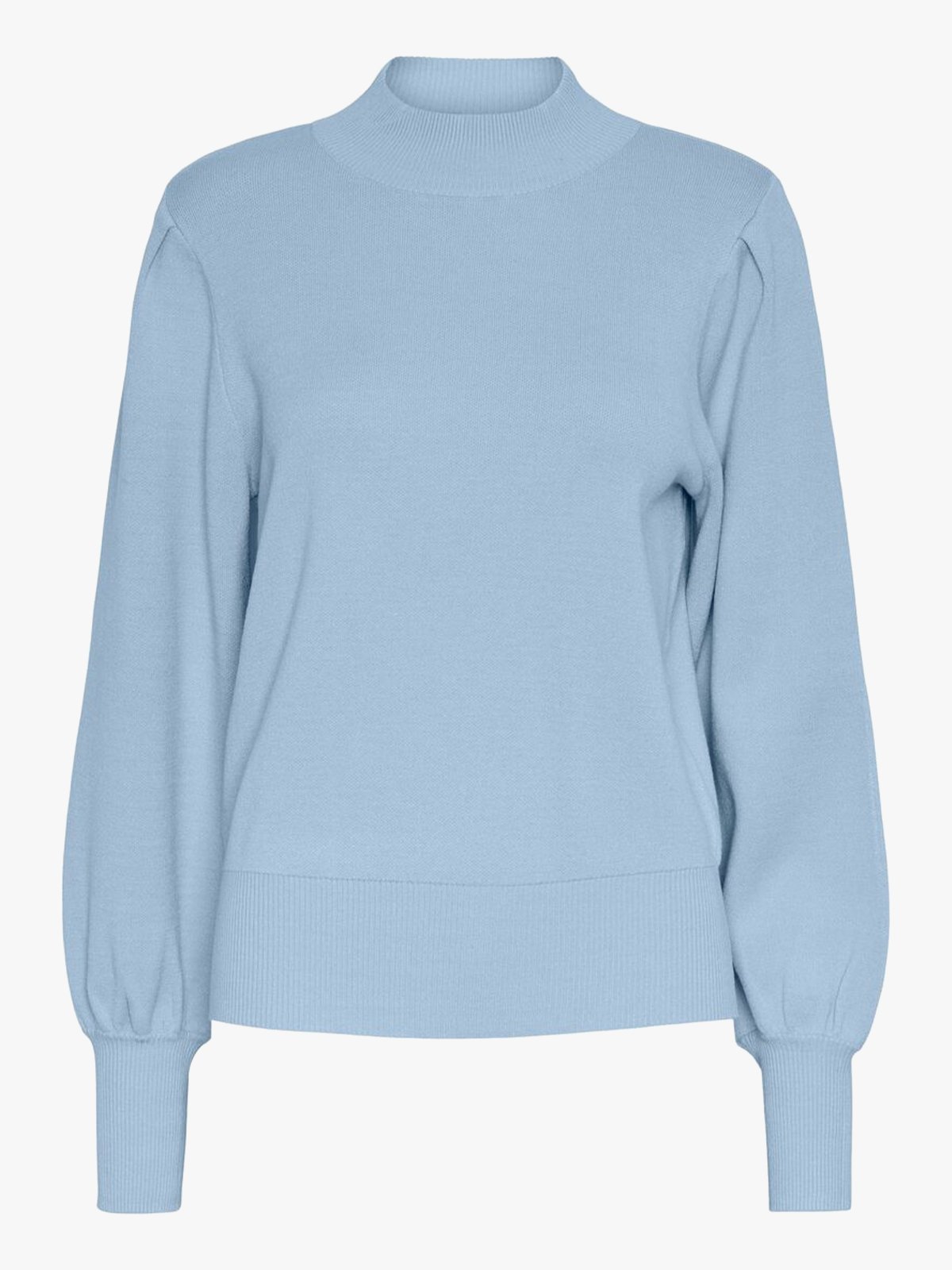 Y.A.S Fonny Long Sleeve Knit Pullover Skyway