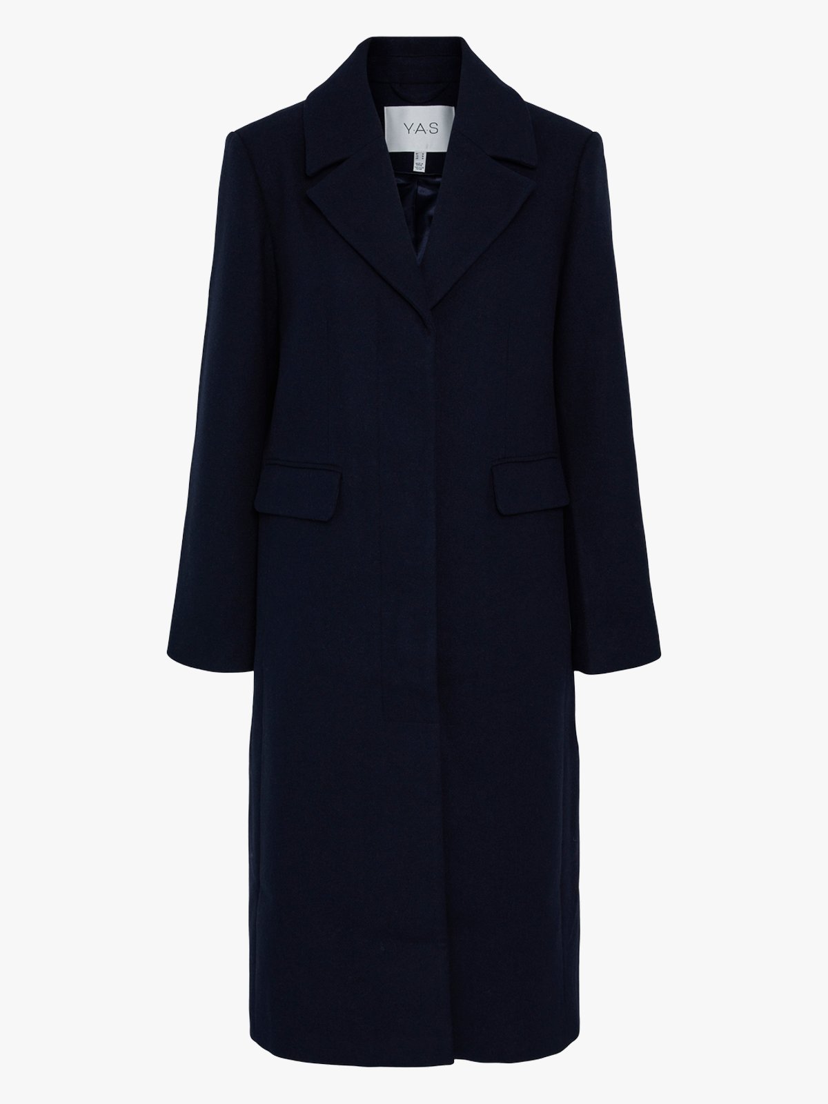 Y.A.S Lima Long Sleeve Coat Navy