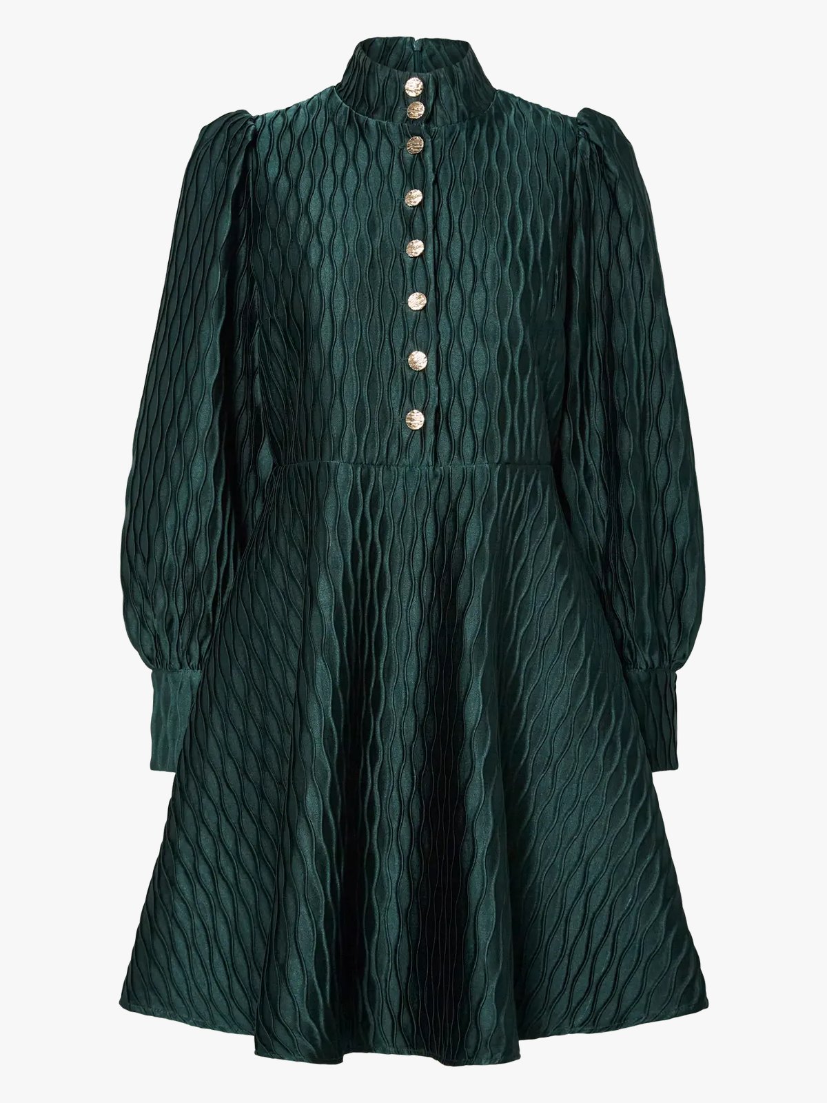 Y.A.S Ripple Long Sleeve Dress Ponderosa Pine