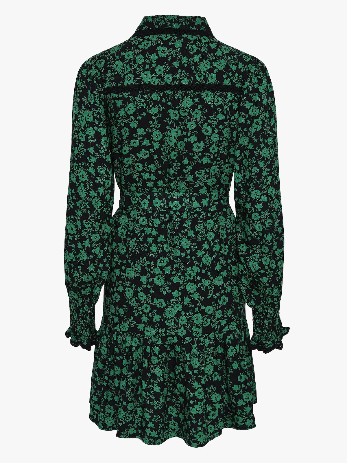 Y.A.S Tilera Shirt Dress Black/AOP Tilera fir