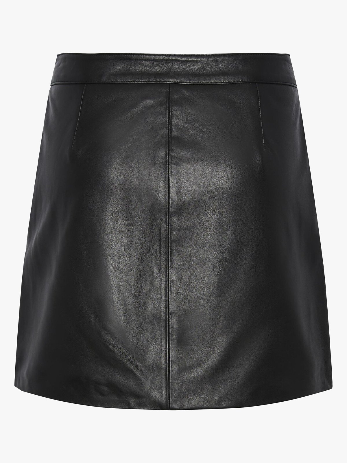 Y.A.S Lyma Leather Skirt Black