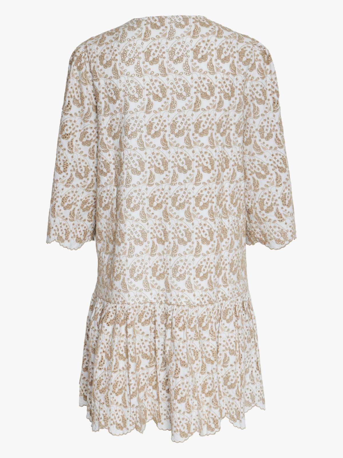 Y.A.S Aprilla 3/4 Dress Star White