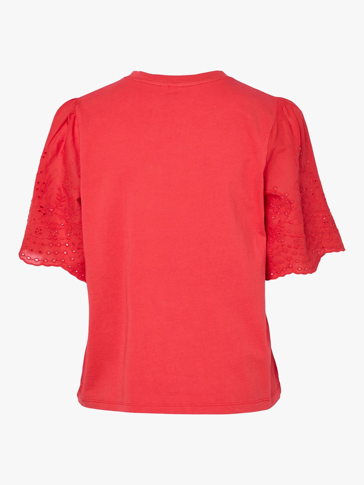 Y.A.S Lex Short Sleeve Top Fiery Red
