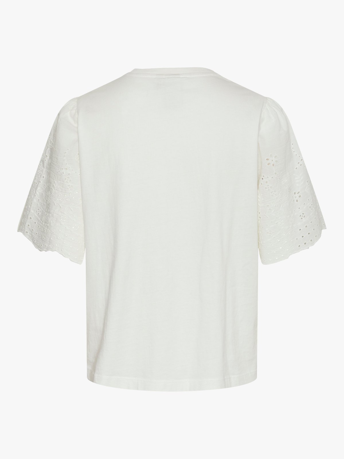 Y.A.S Lex Short Sleeve Top Star White